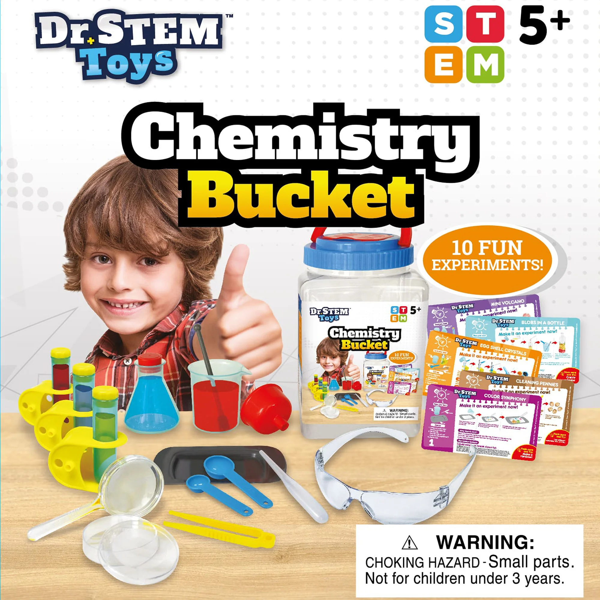 Dr. STEM Chemistry Adventure Set - 10 Experiment Kit for Kids Age 5+ - Image 2