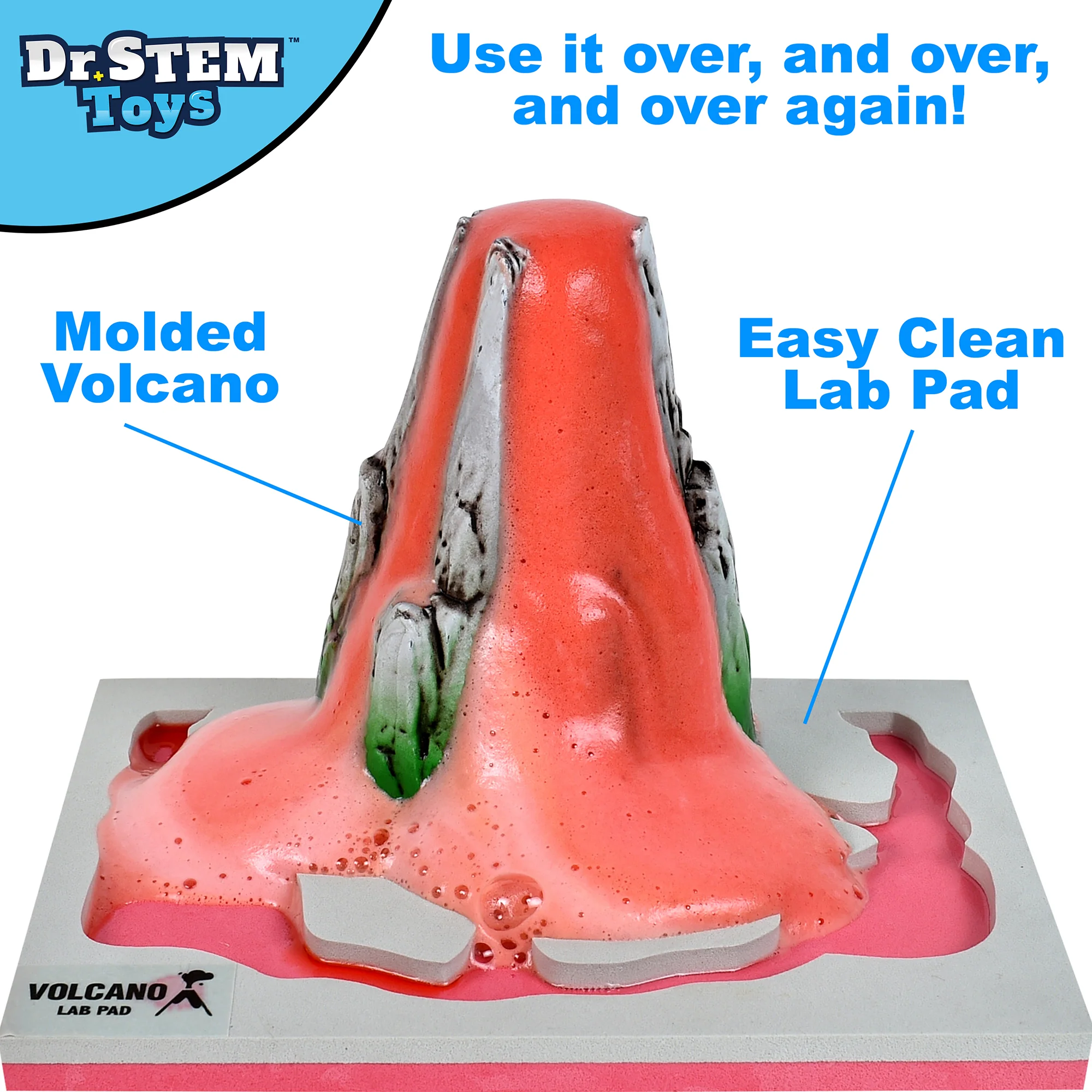 Dr. STEM Volcano Lab Kit - Erupting Experiments Set for Kids 5+ - Image 4