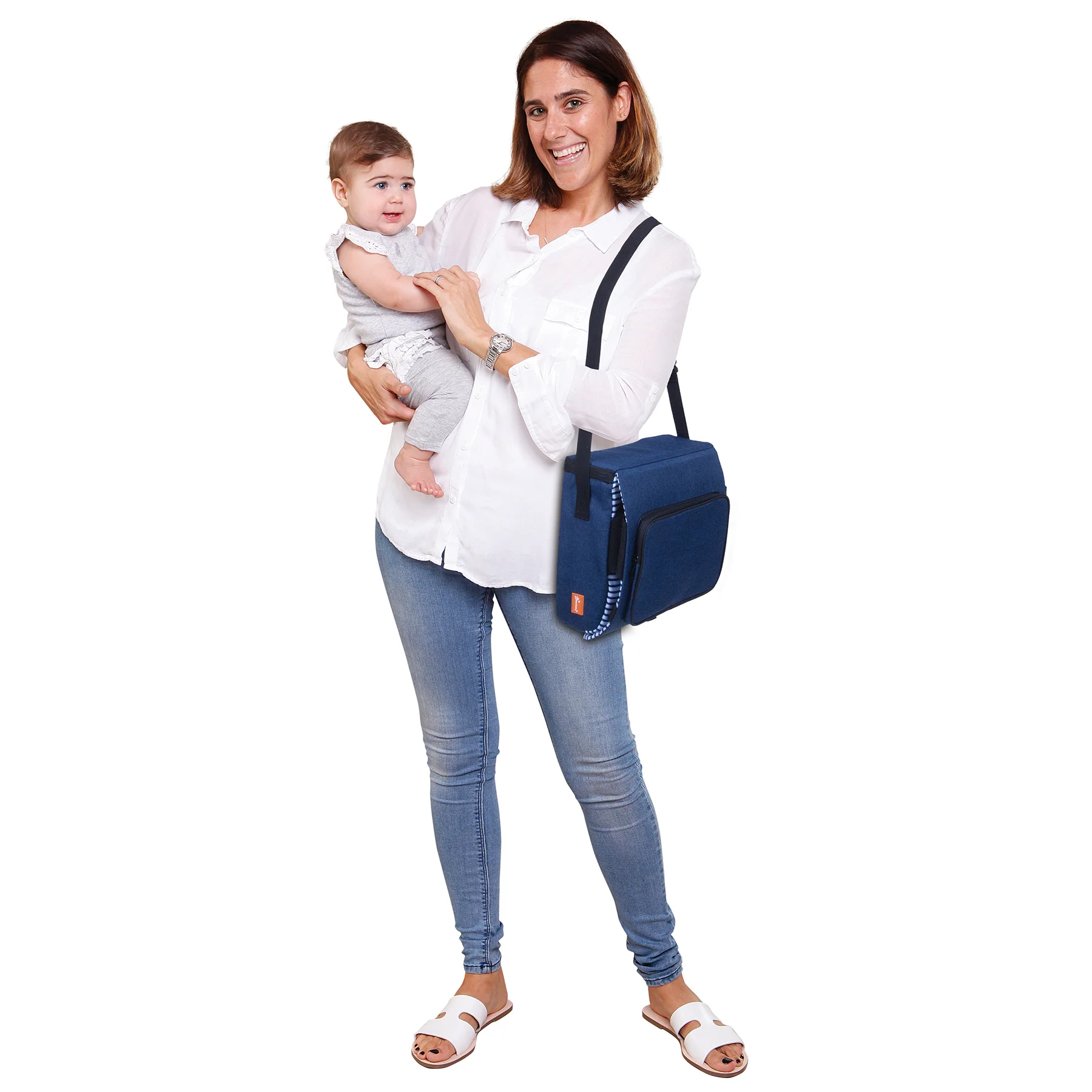 Dreambaby® Grab 'N Go Booster Seat - Navy: Portable Dining Delight - Image 9