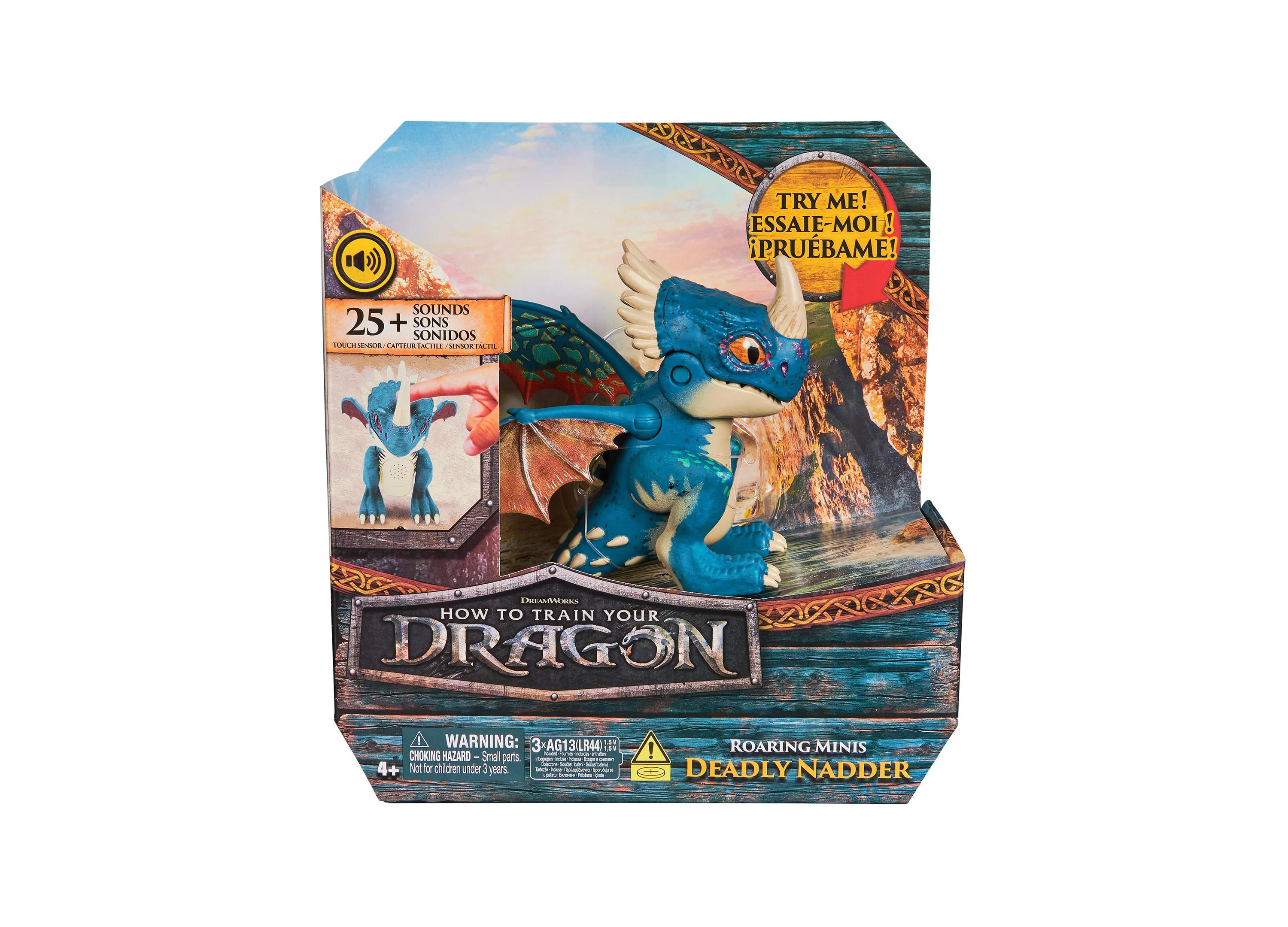 DreamWorks Dragons Roaring Minis Deadly Nadder Action Figure - Image 4
