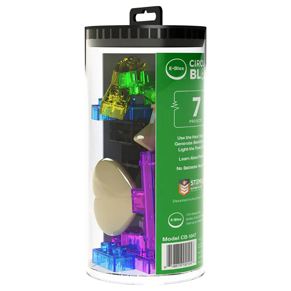 E-Blox Circuit Blox - Eco Fidget Lights Building Set - 7 LED Projects, For Ages 8+ - Image 3
