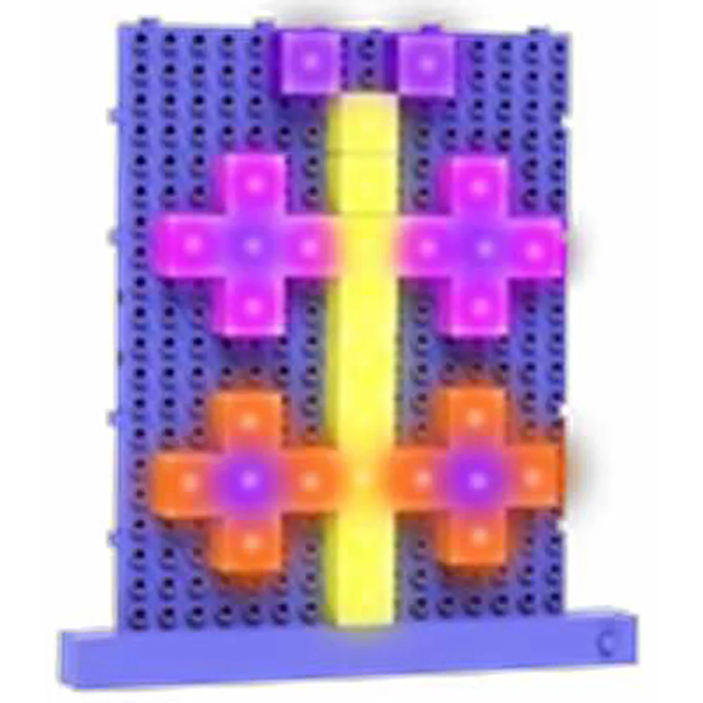 E-Blox Lite Blox 2: Colorful Light Mosaic Building Set for Kids - Image 2