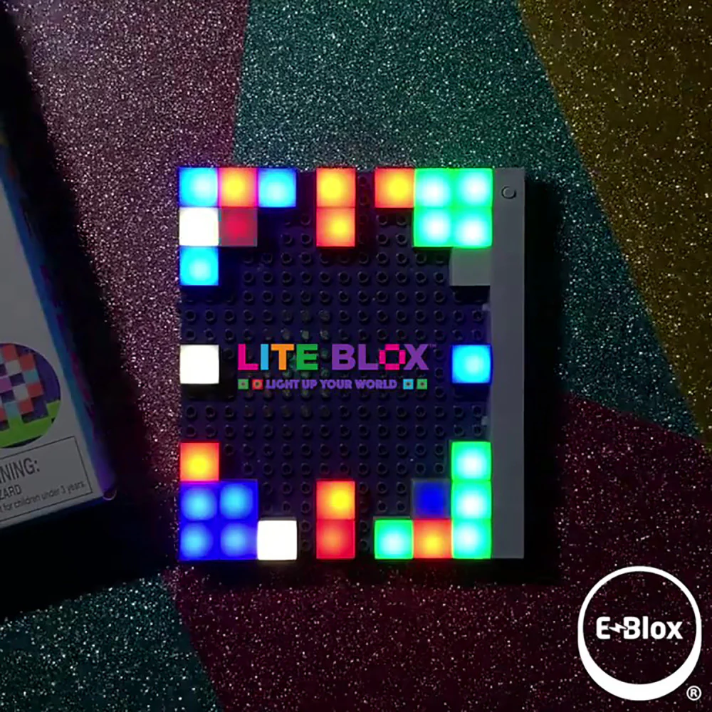 E-Blox Lite Blox 2: Colorful Light Mosaic Building Set for Kids - Image 3