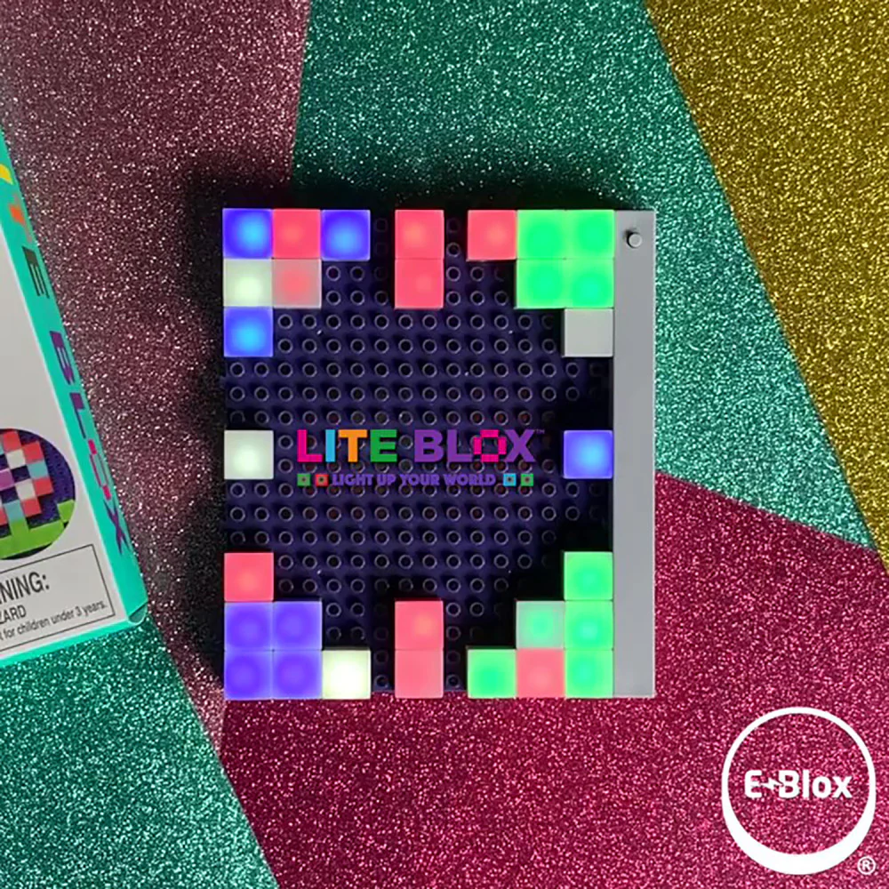 E-Blox Lite Blox 2: Colorful Light Mosaic Building Set for Kids - Image 4