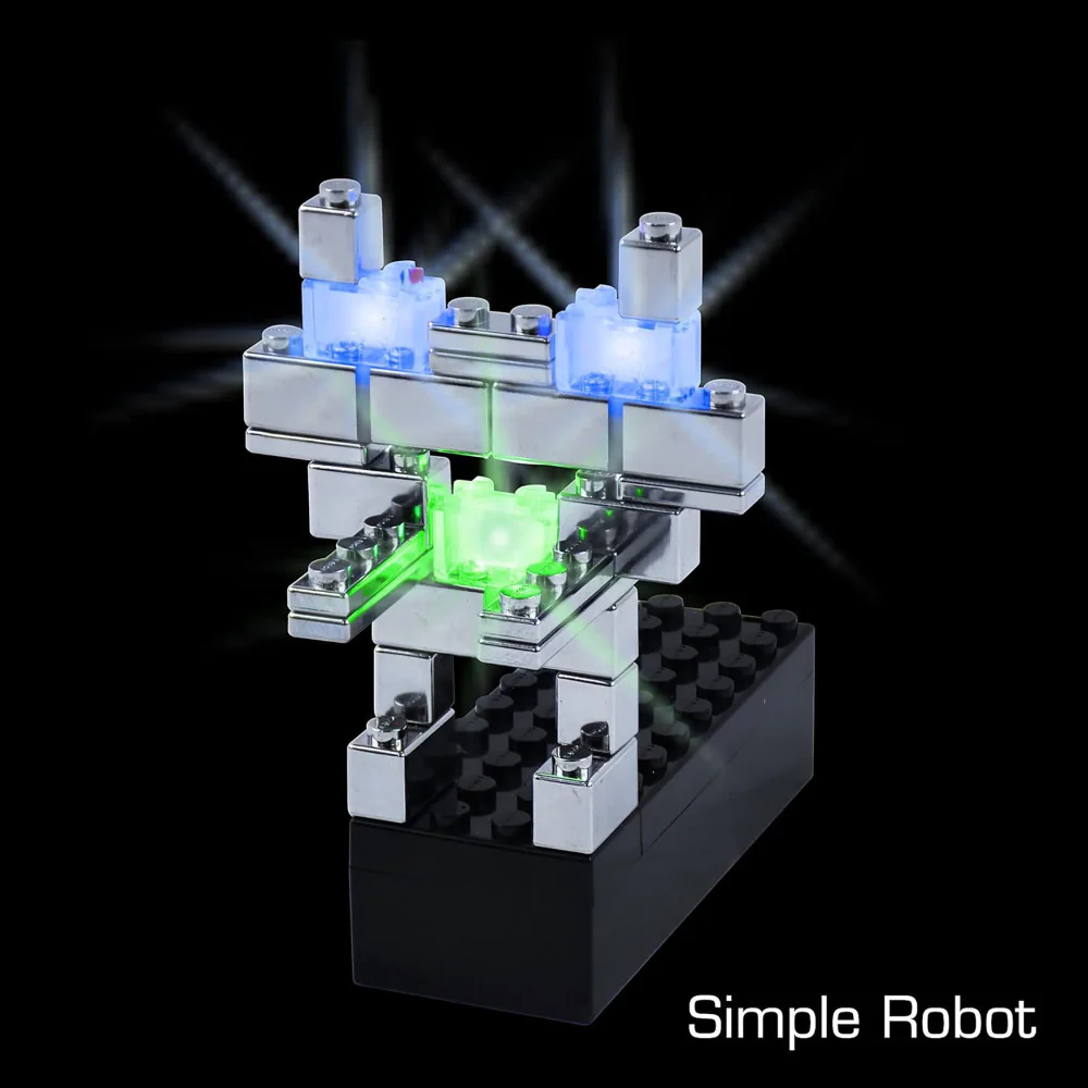 E-Blox Power Blox Light-Up Robot Building Kit for Kids 8+ - Image 4