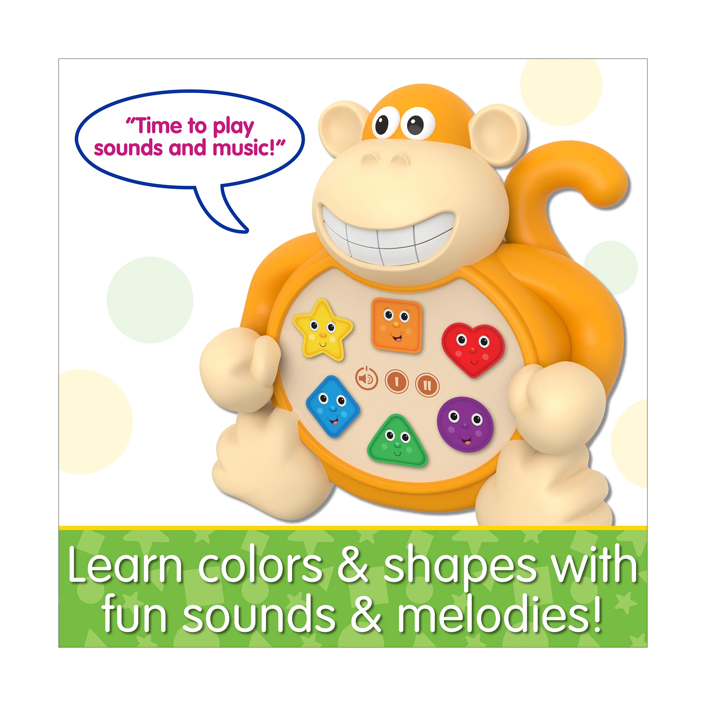 Early Learning Colors & Shapes Monkey - Interactive Educational Toy - Image 4