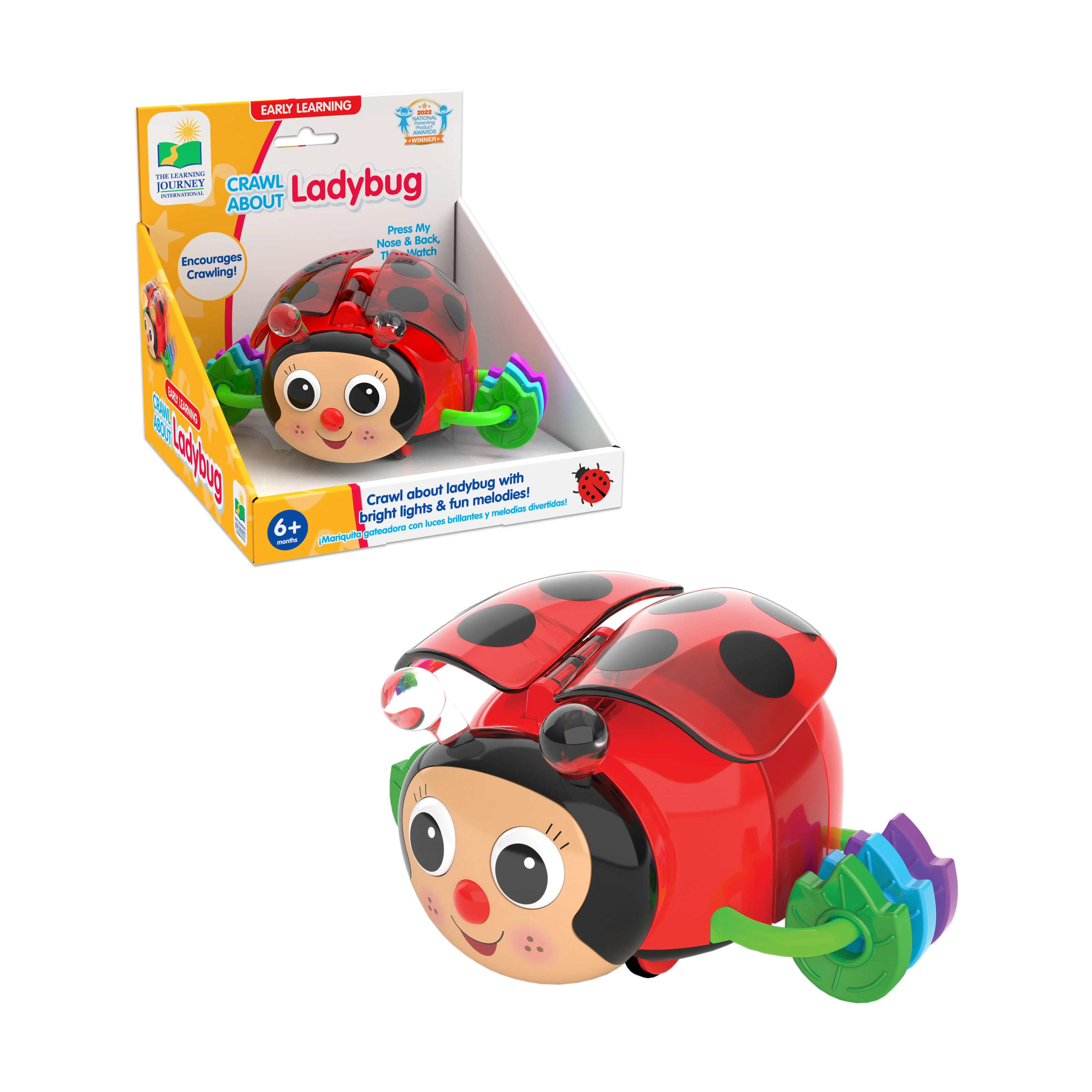 Early Learning Crawl About Ladybug - Interactive Crawling Toy - Image 3
