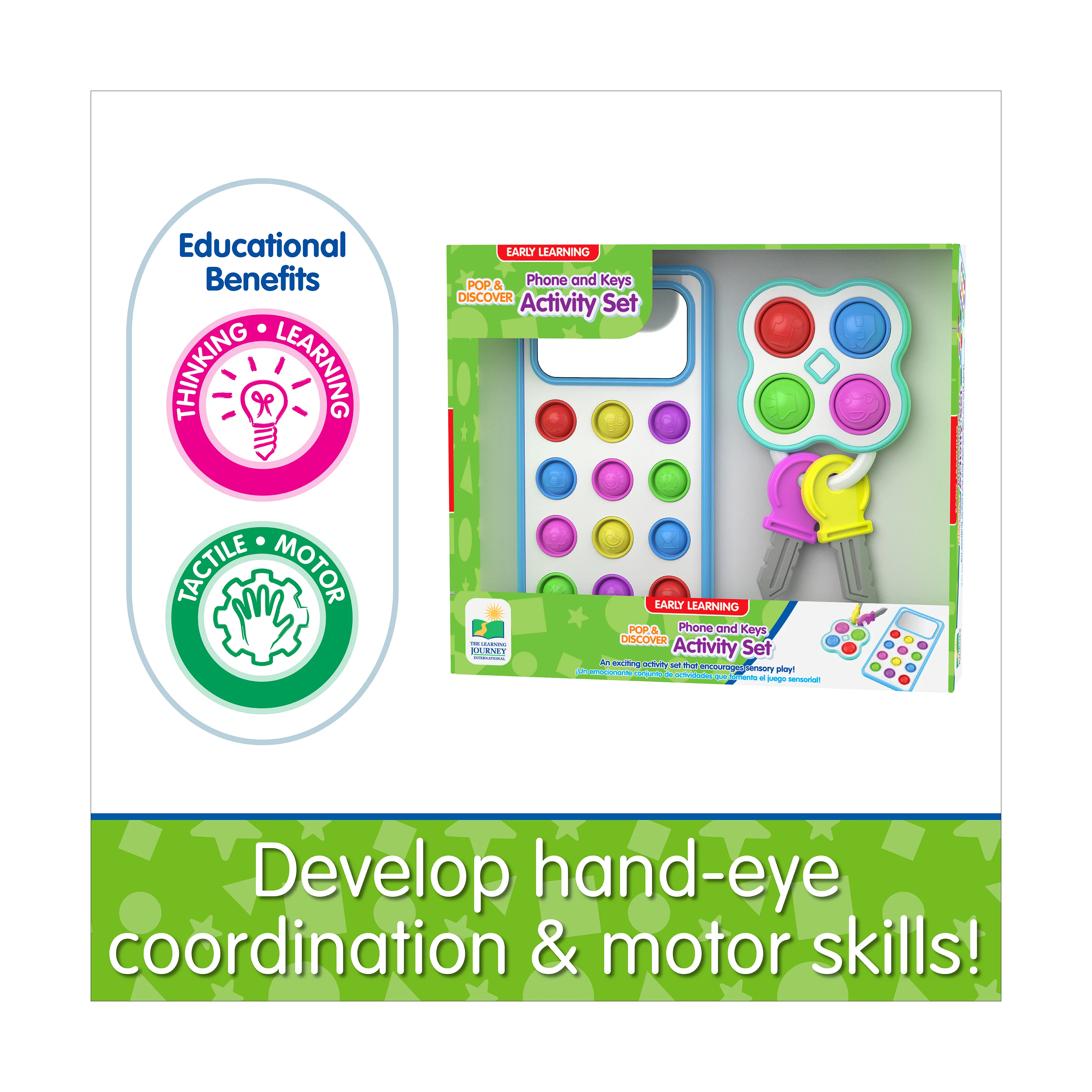 Early Learning Pop & Discover Phone and Keys Activity Set - Image 5
