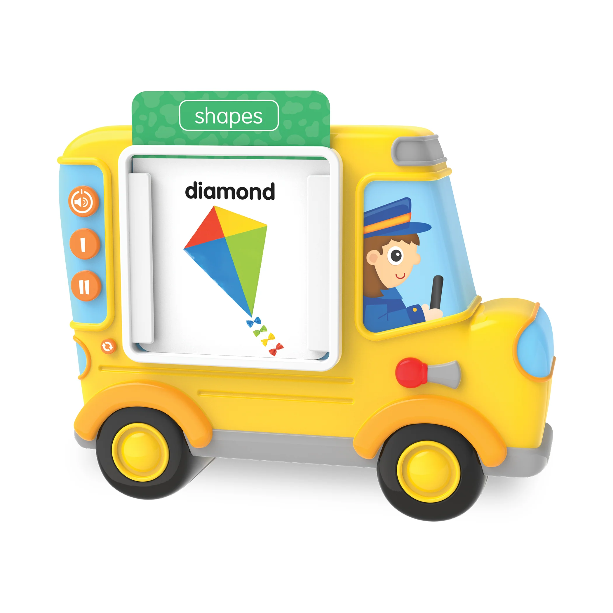 Early Learning Talk & Teach Bus Interactive Flash Card Reader - Image 2