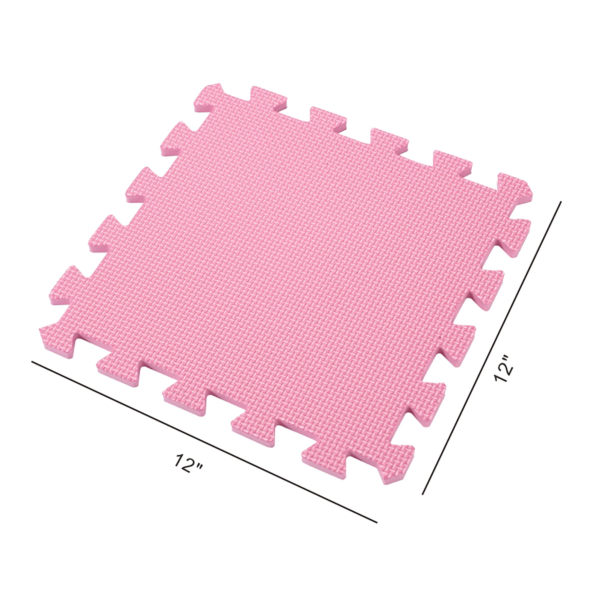 Easy Playhouse 12-Piece Soft Foam Interlocking Floor Tiles Play Mat For Babies And Toddlers - Image 4