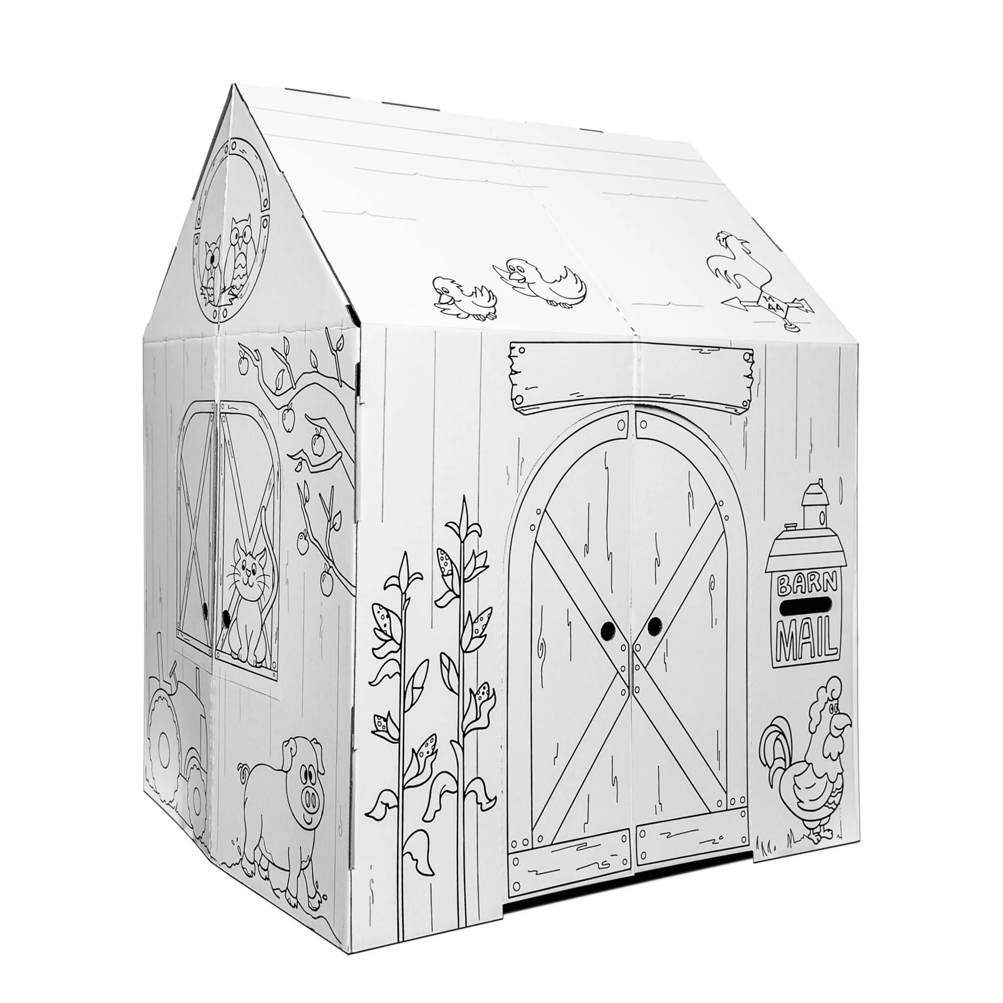 Easy Playhouse Barn – Creative Indoor and Outdoor Fun - Image 4