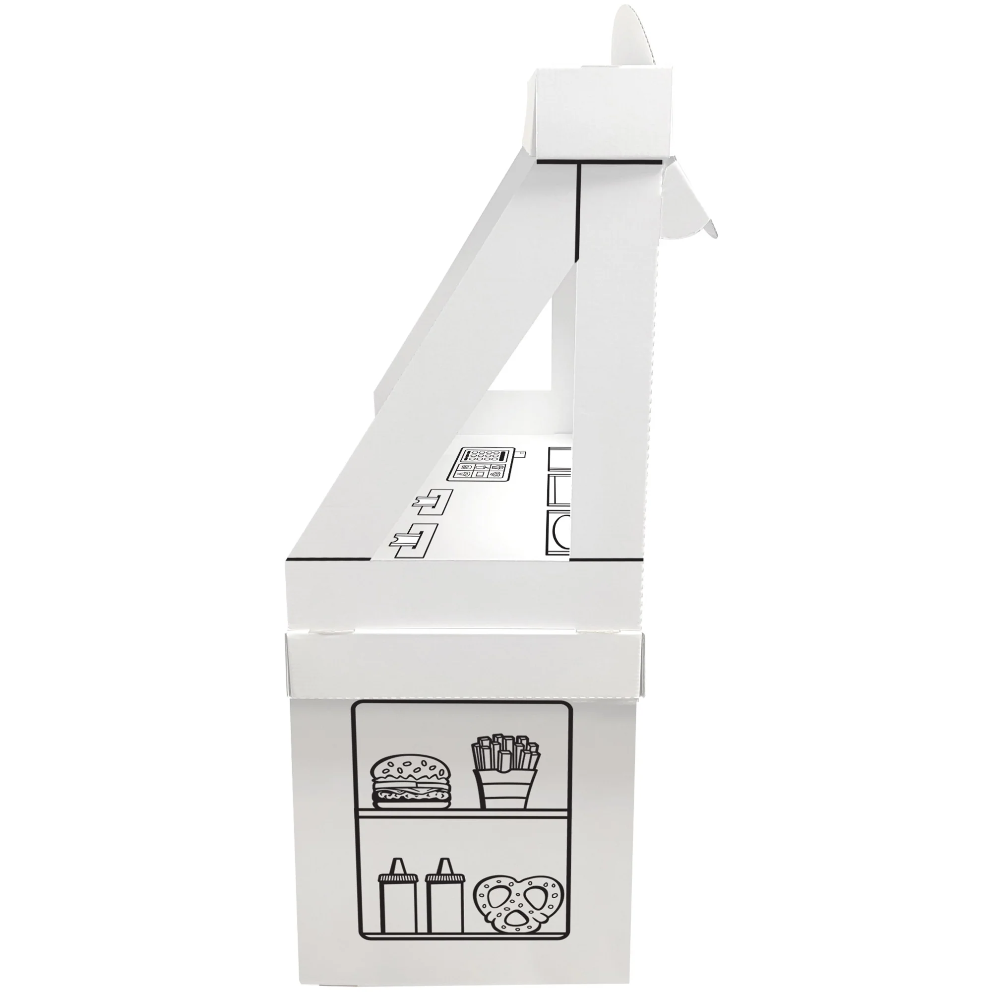 Easy Playhouse Movie Concession Snack Stand Cardboard Playhouse - Image 5