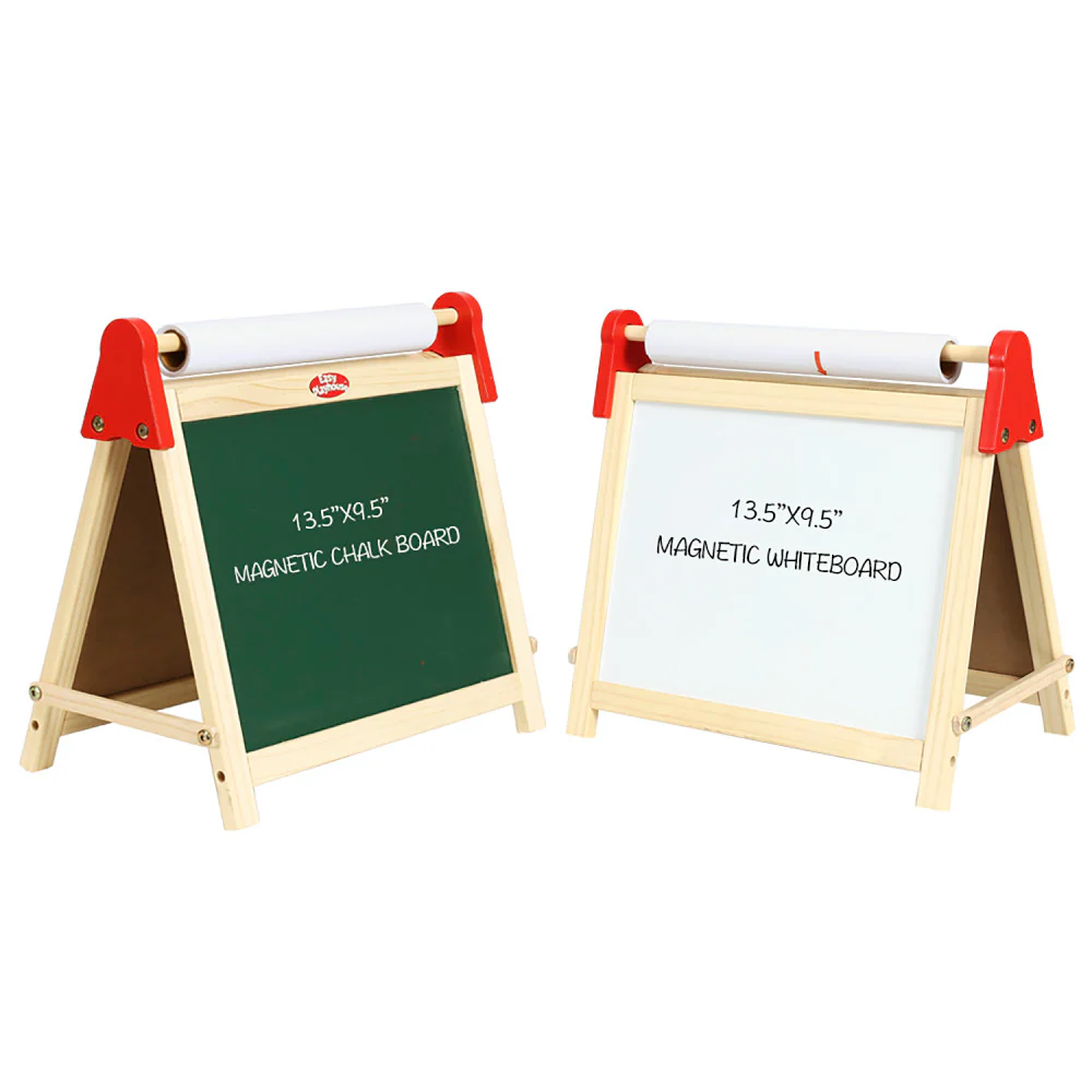 Easy Playhouse Creative Explorer Wooden Table Top Easel for Kids, Age 3+ - Image 3