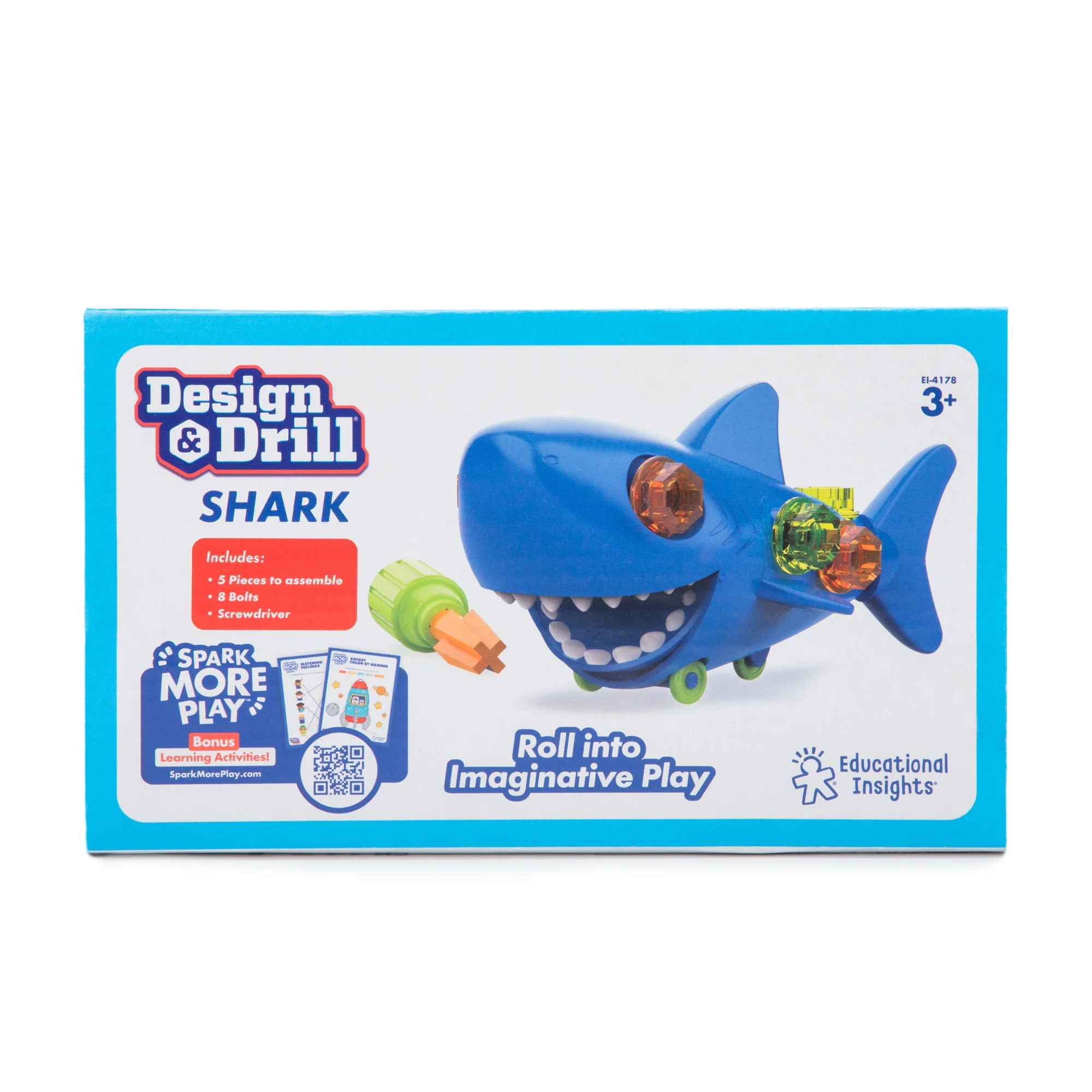 Educational Insights Design & Drill Shark - Interactive Building Toy - Image 3