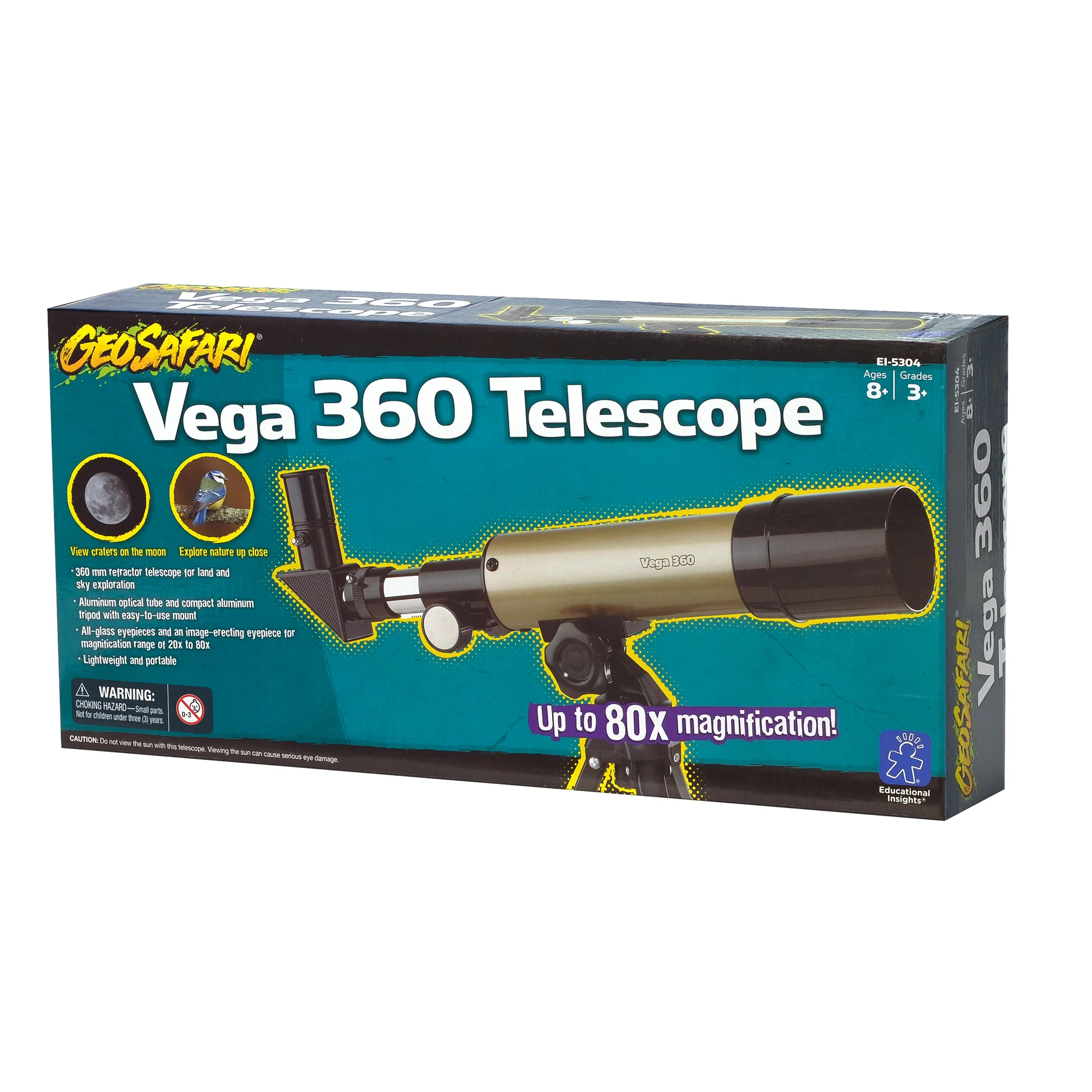 Educational Insights GeoSafari Vega 360 Telescope - Discovery Kit - Image 2