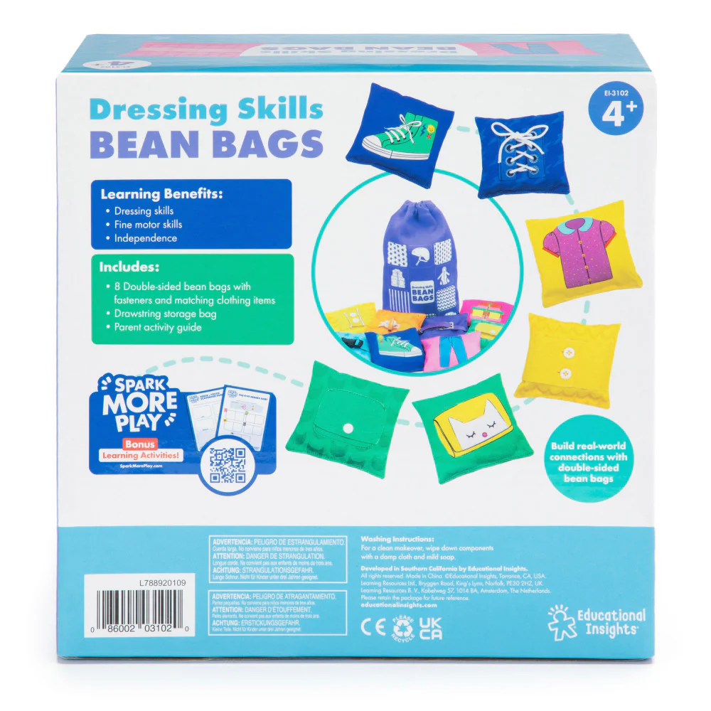 Educational Insights Learn to Dress Myself Bean Bags - Interactive Dressing Skills Toy - Image 6