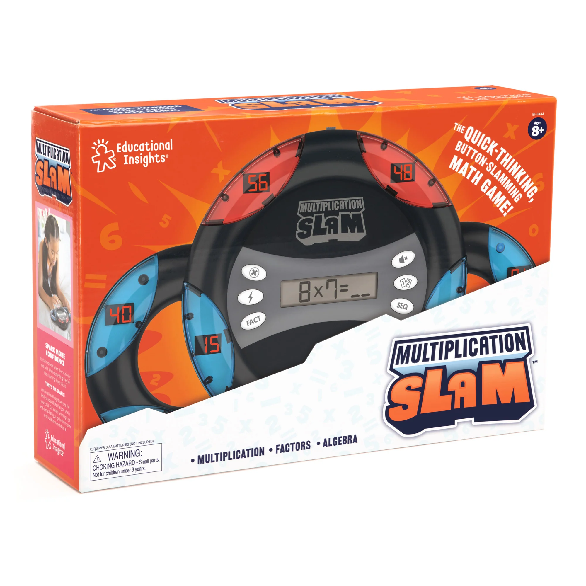 Educational Insights Multiplication Slam Electronic Math Handheld Game - Image 2