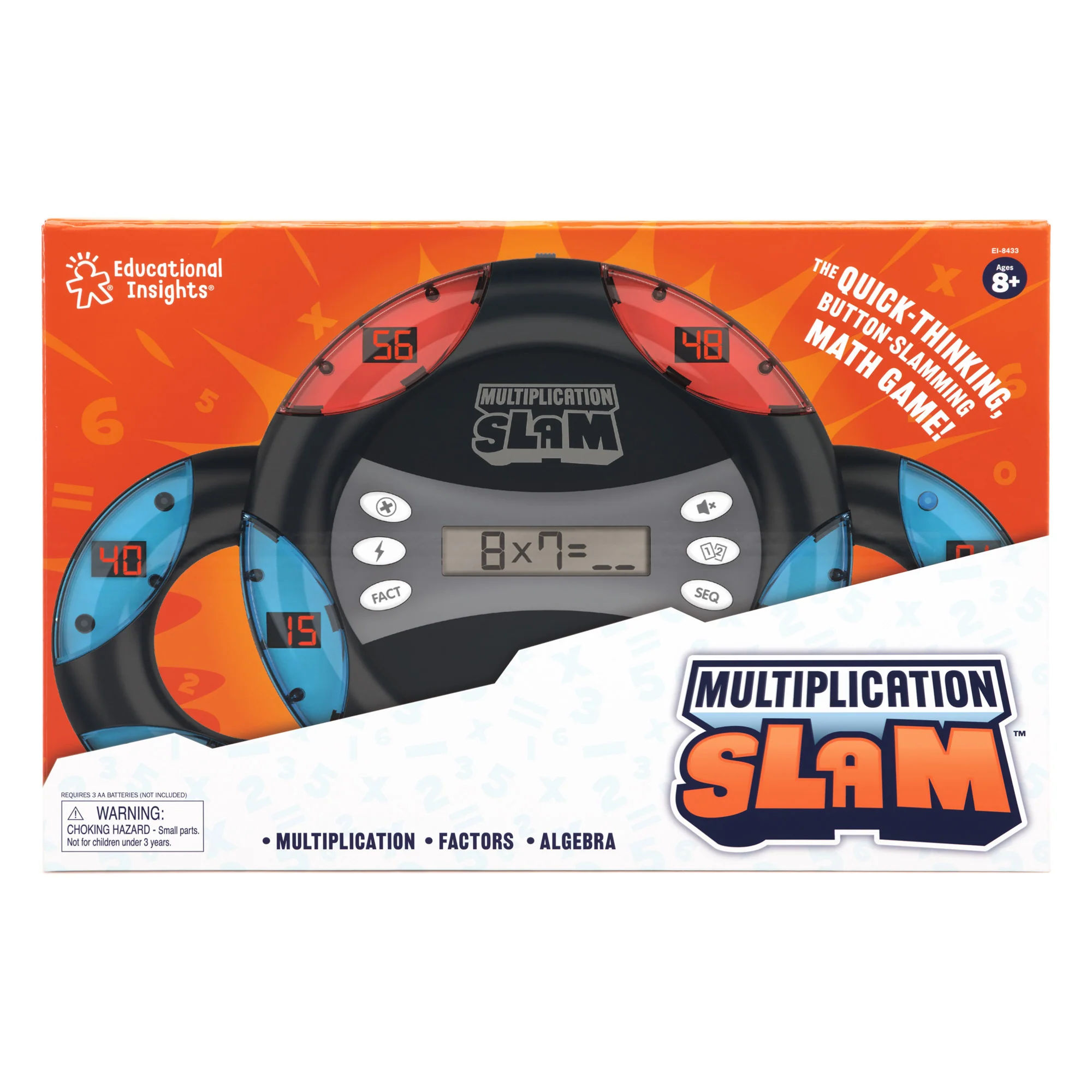 Educational Insights Multiplication Slam Electronic Math Handheld Game - Image 3