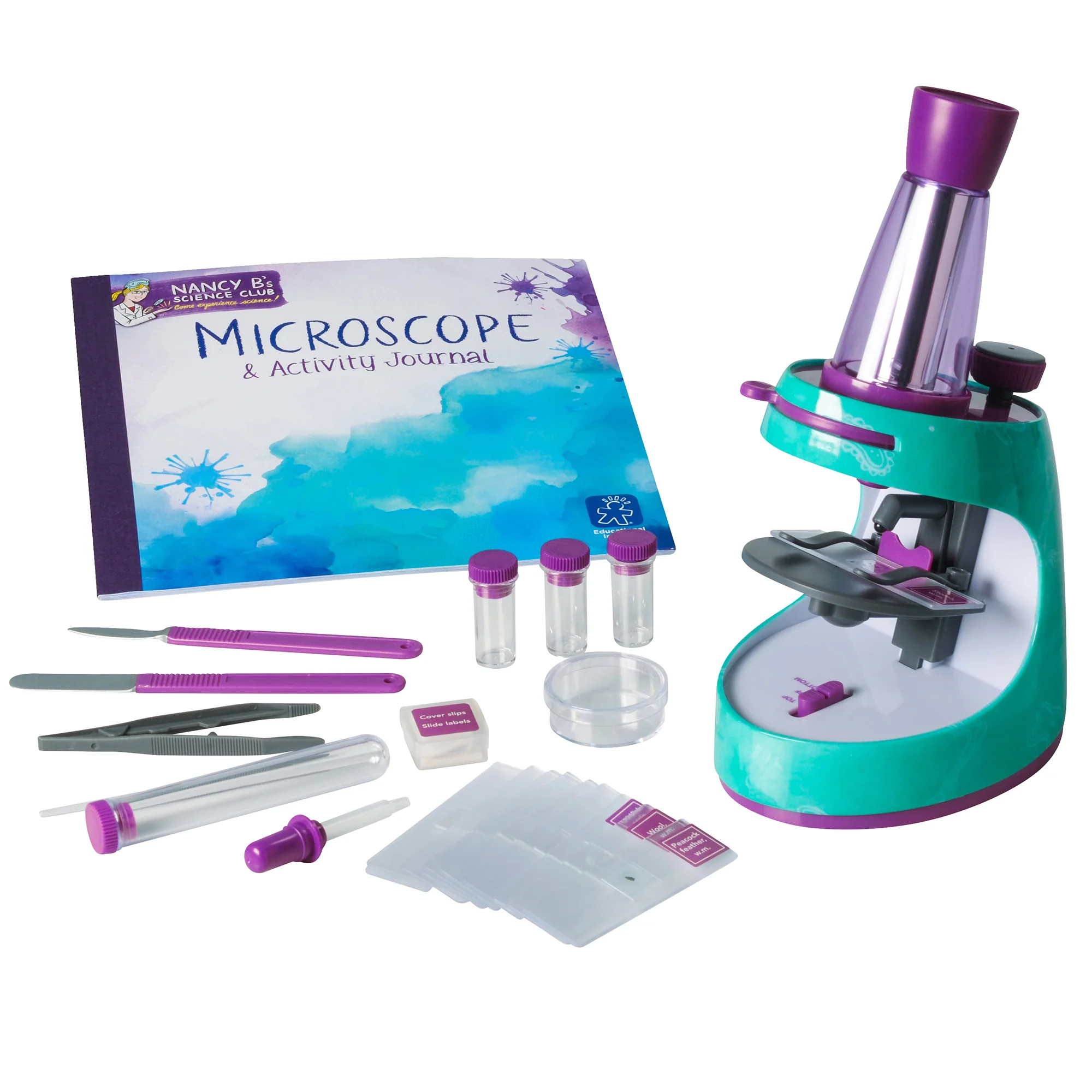 Educational Insights Nancy B's Science Club Microscope & Activity Journal Kit - Image 2