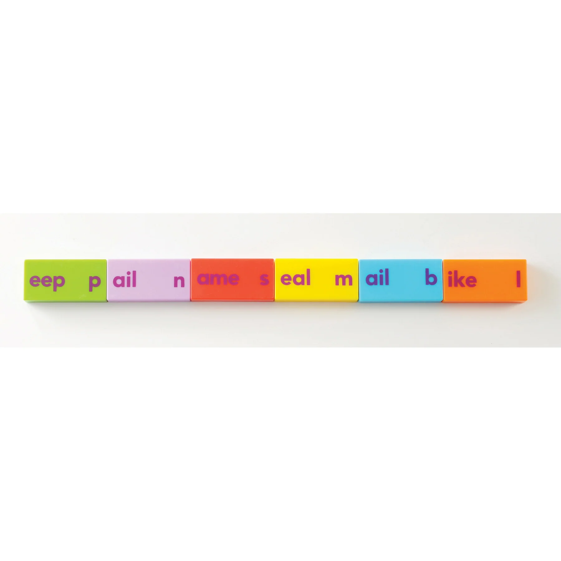 Educational Insights Phonics Dominoes - Long Vowels - Brightly Colored Learning Game - Image 2