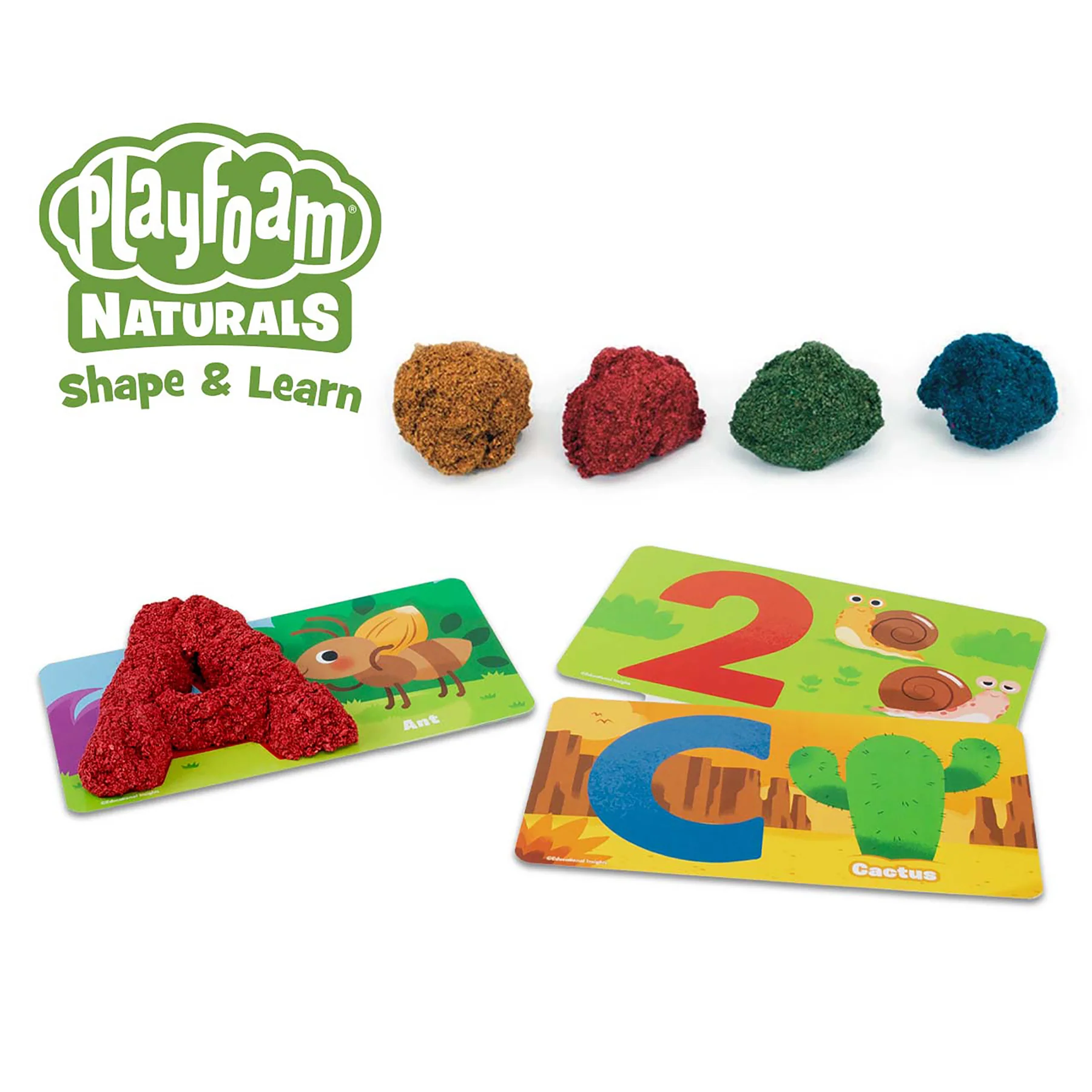Educational Insights Playfoam® Naturals Shape & Learn Letters & Numbers - Image 4