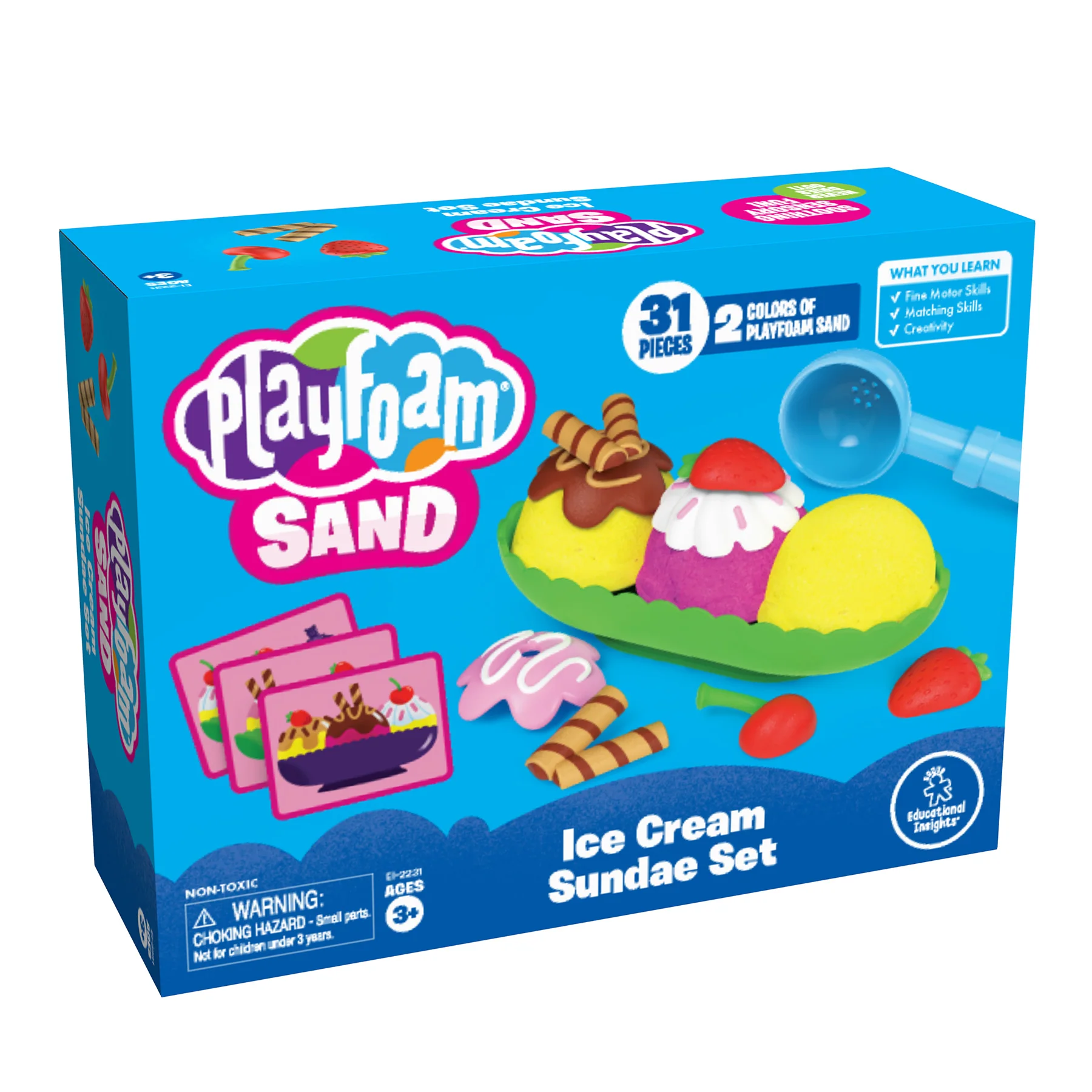 Educational Insights Playfoam Sand Ice Cream Sundae Set - Image 2