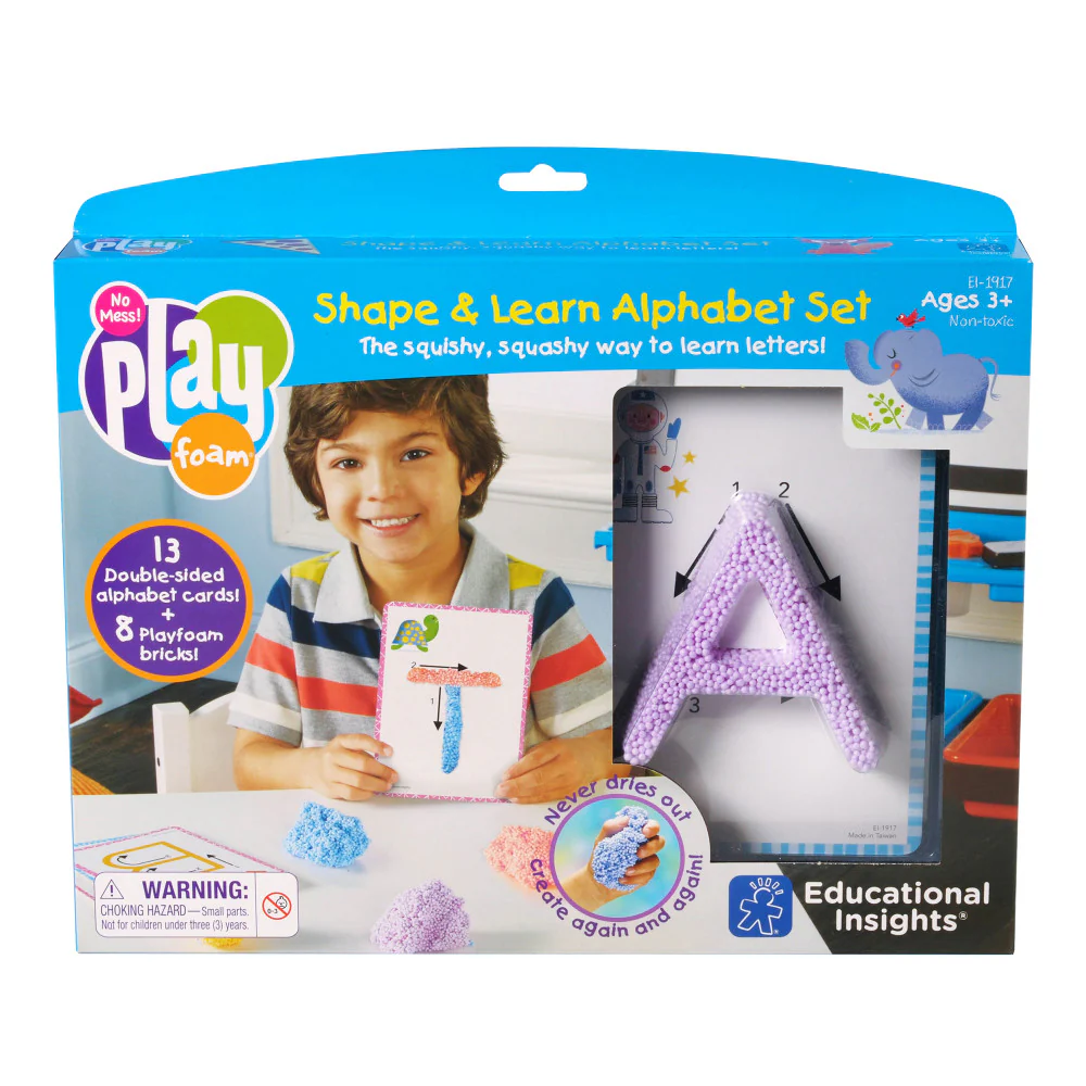 Educational Insights Playfoam Shape & Learn Alphabet Set - Multicolor - 2 Sets - Image 7