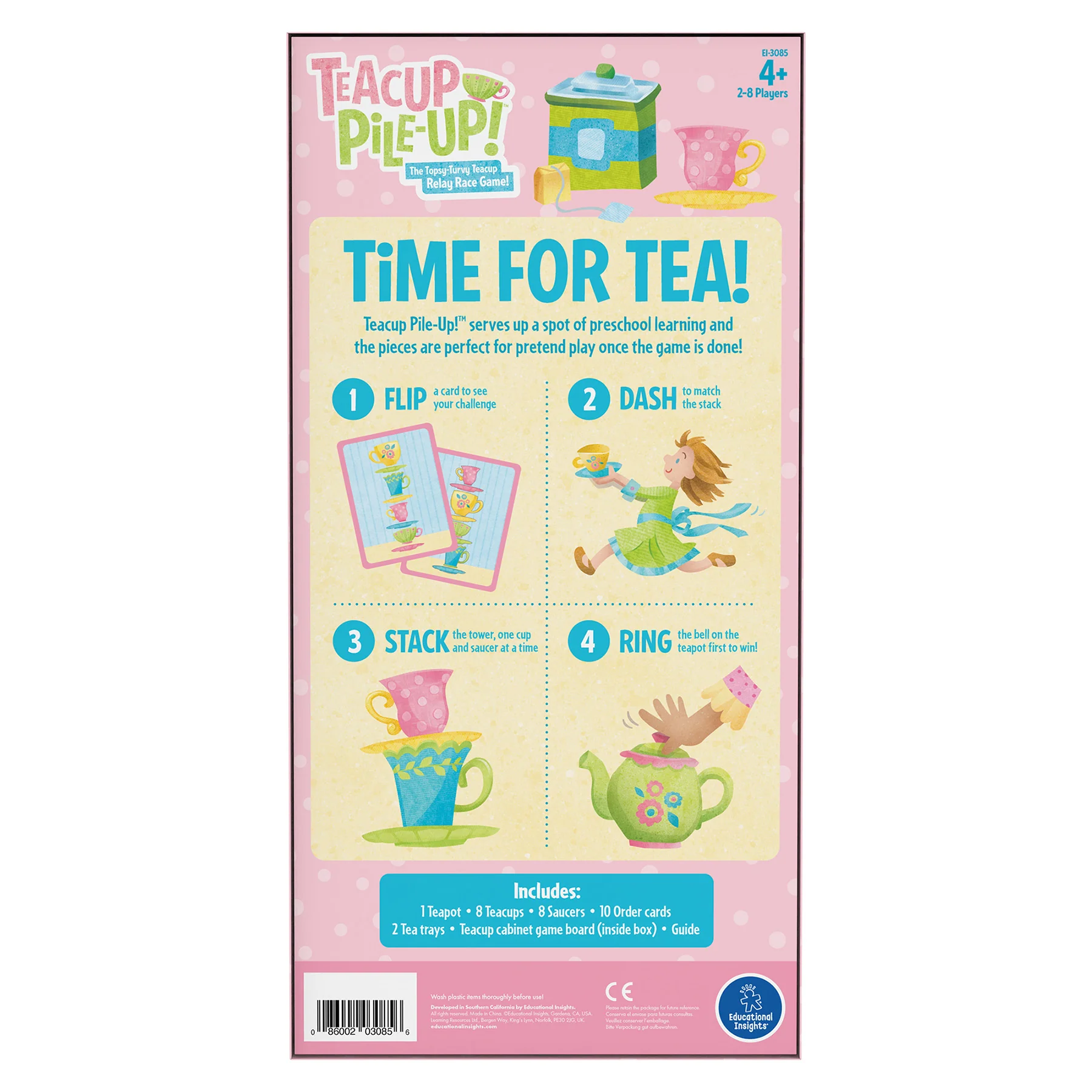 Educational Insights Teacup Pile-Up! Relay Race Game - Image 3