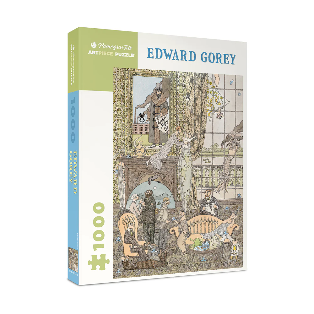 Pomegranate Edward Gorey Frawgge Manufacturing Co. 1000 Piece Puzzle - Image 2