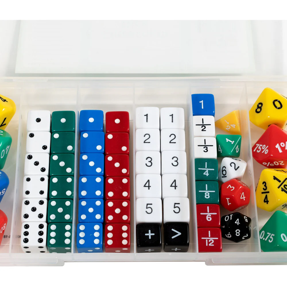 edxeducation Engaging Classroom Dice Set - Multifunctional Math Learning Aid - Image 3