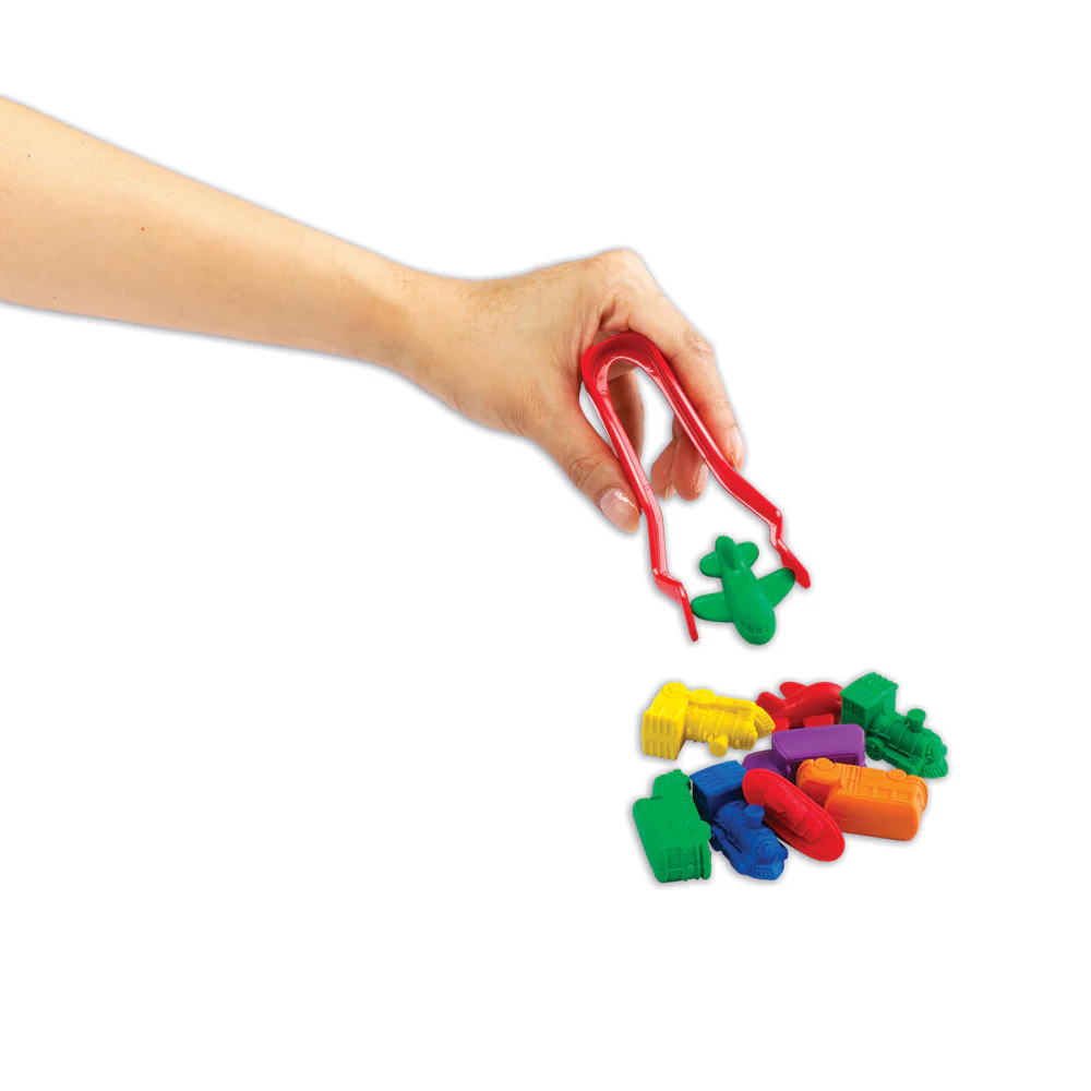 Edxeducation Colorful Jumbo Tweezers - Sorting & Counting - Set of 12 - Image 3