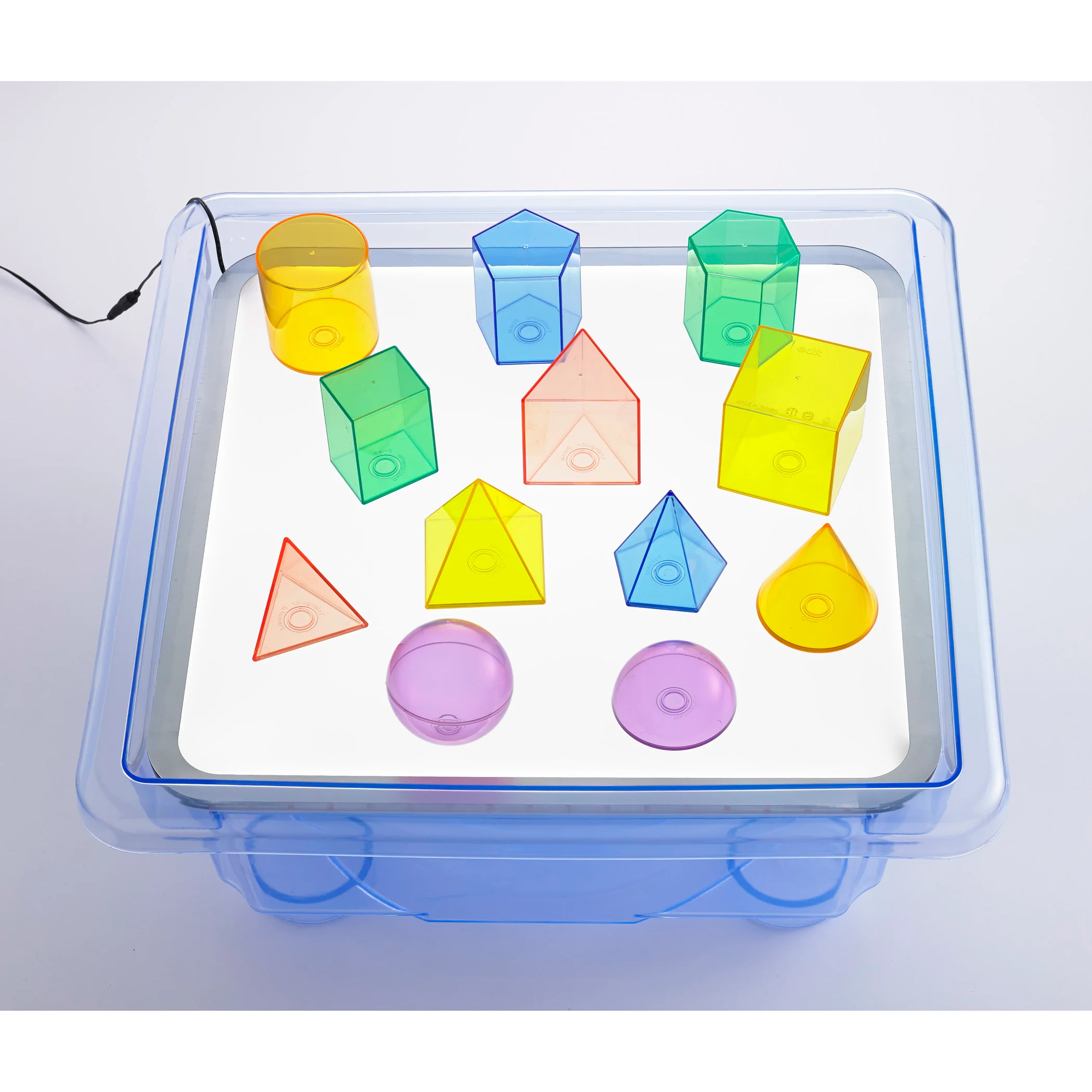 edxeducation Transparent Volume Set - 12-Piece 3D Geometry Learning Kit - Image 2