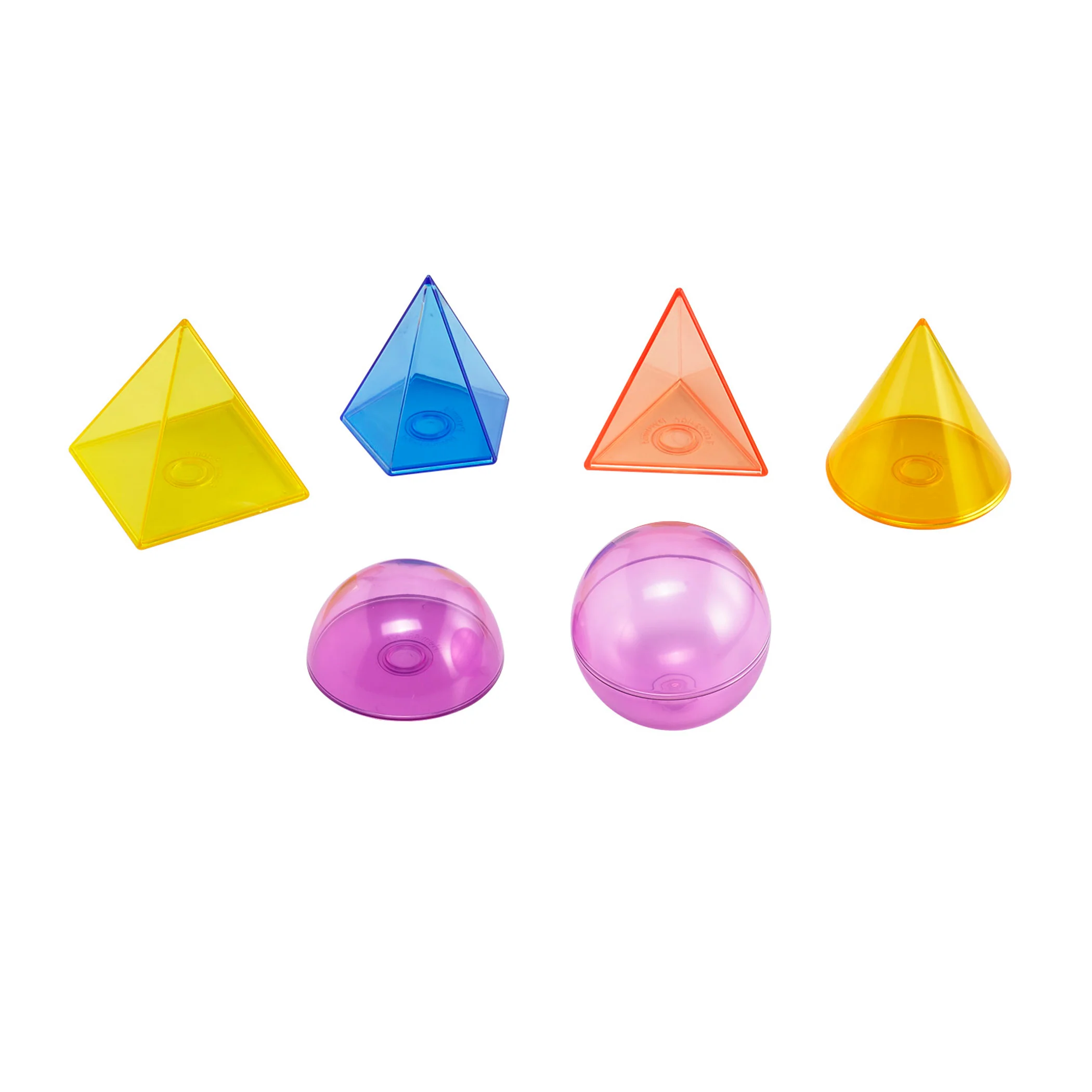 edxeducation Transparent Volume Set - 12-Piece 3D Geometry Learning Kit - Image 3