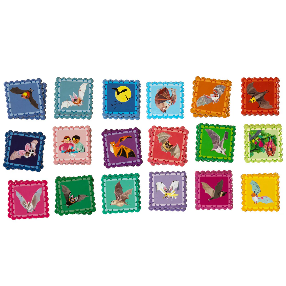 eeBoo Bats Little Square Memory & Matching Game for Kids Ages 3+ - Image 3