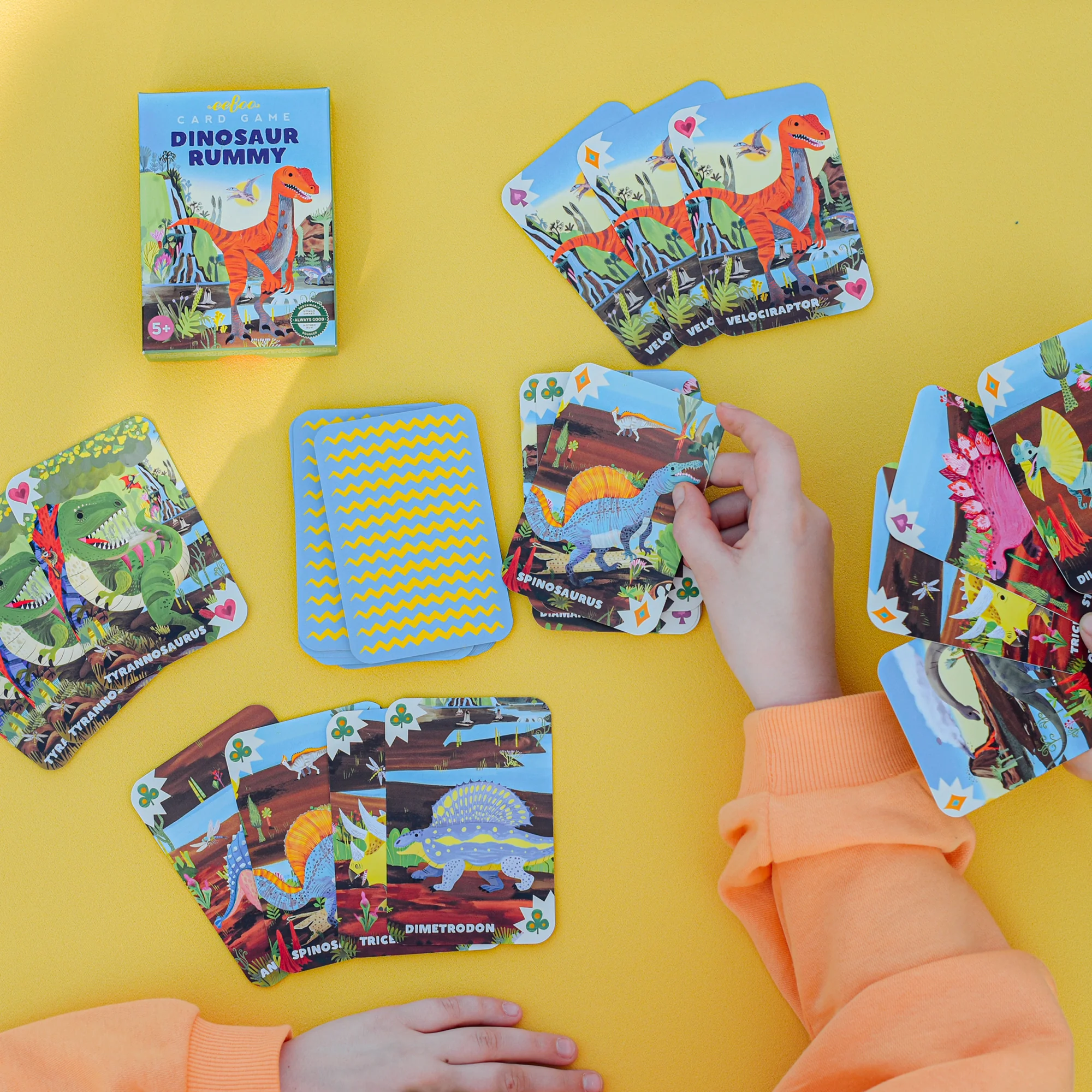 eeBoo Dinosaur Rummy Card Game for Kids - Image 4