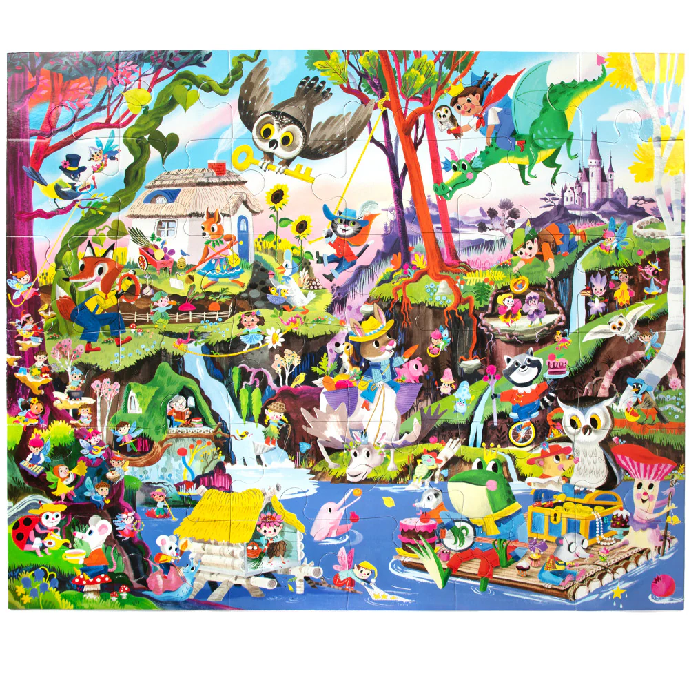 eeBoo Fairies & Tales Giant Floor Puzzle - 36 pc - Image 3