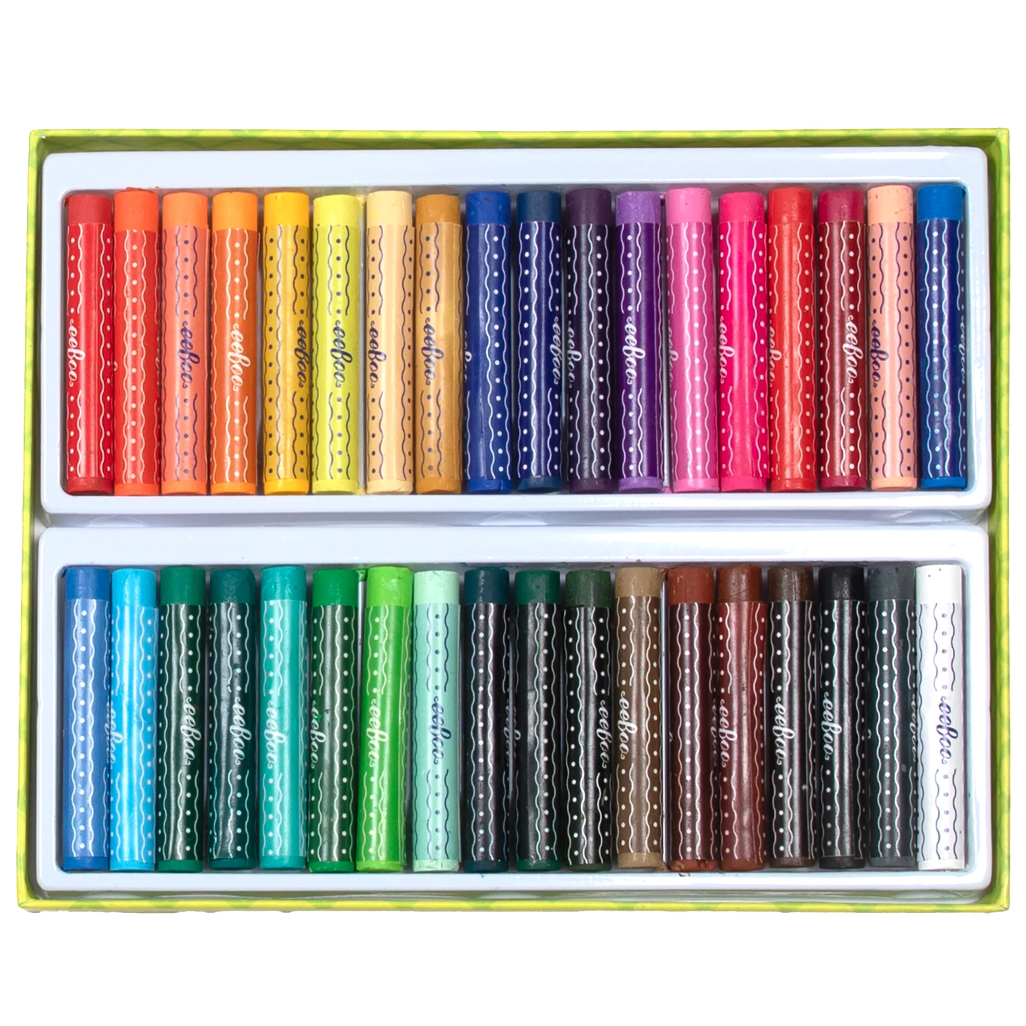 eeBoo Artist Collection Vibrant Oil Pastels Set - Rainbow 36 Colors - Image 3