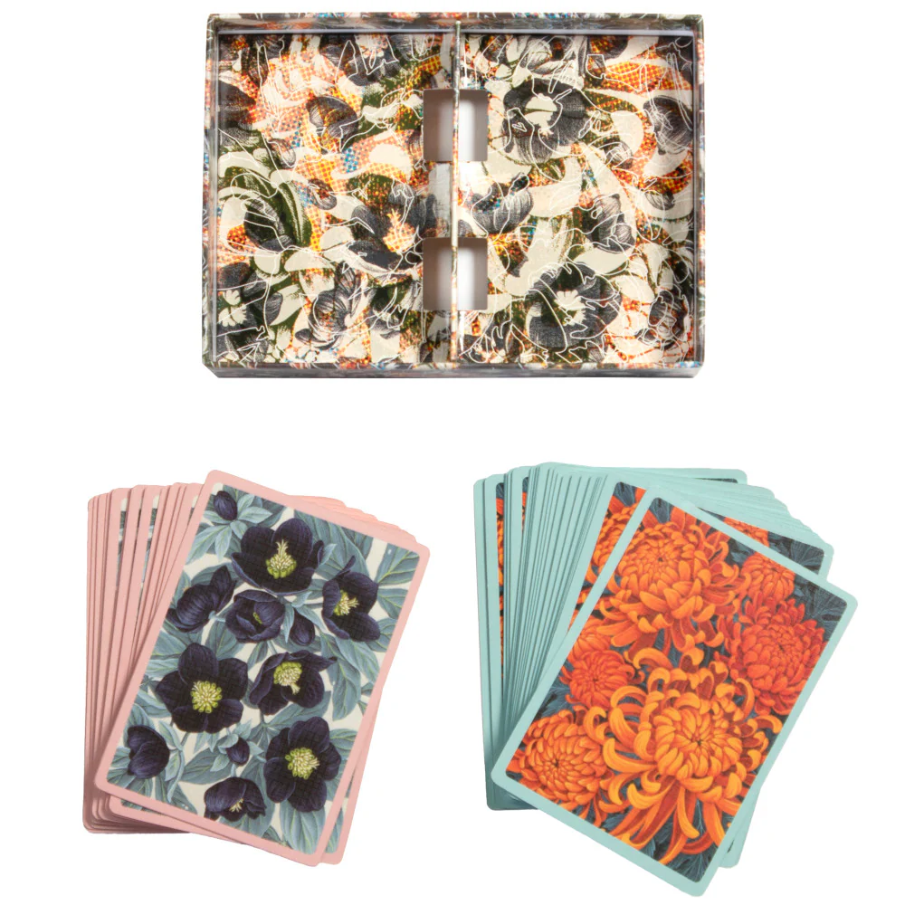 eeBoo Piece & Love: Autumn Abundance - Elegant Adult Playing Cards - Image 3