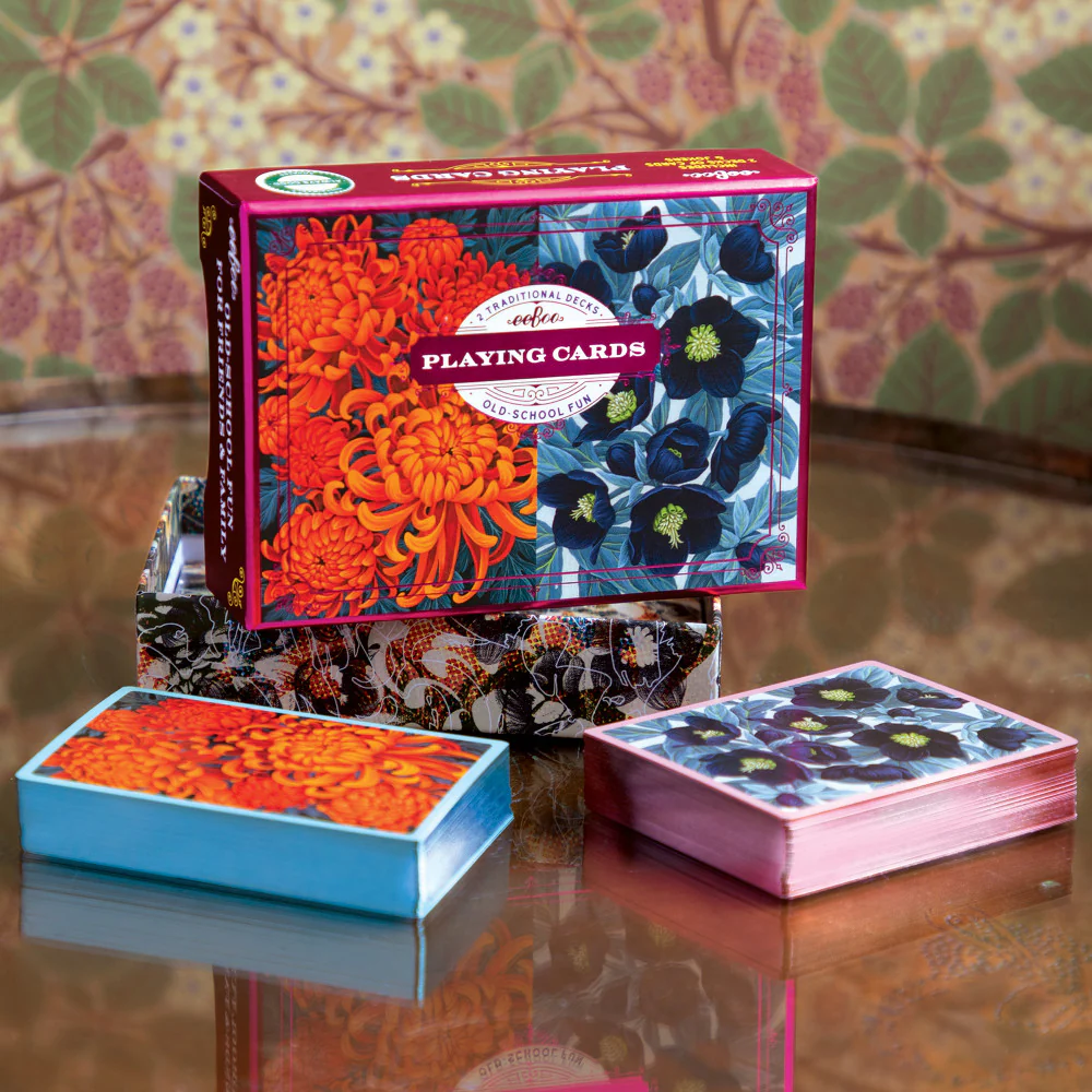 eeBoo Piece & Love: Autumn Abundance - Elegant Adult Playing Cards - Image 4