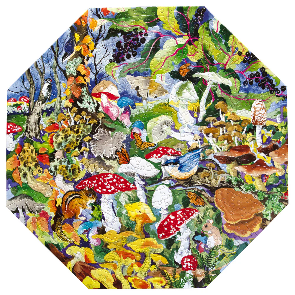 eeBoo Piece & Love: Poisonous Mushrooms Jigsaw - 500 pc - Image 3