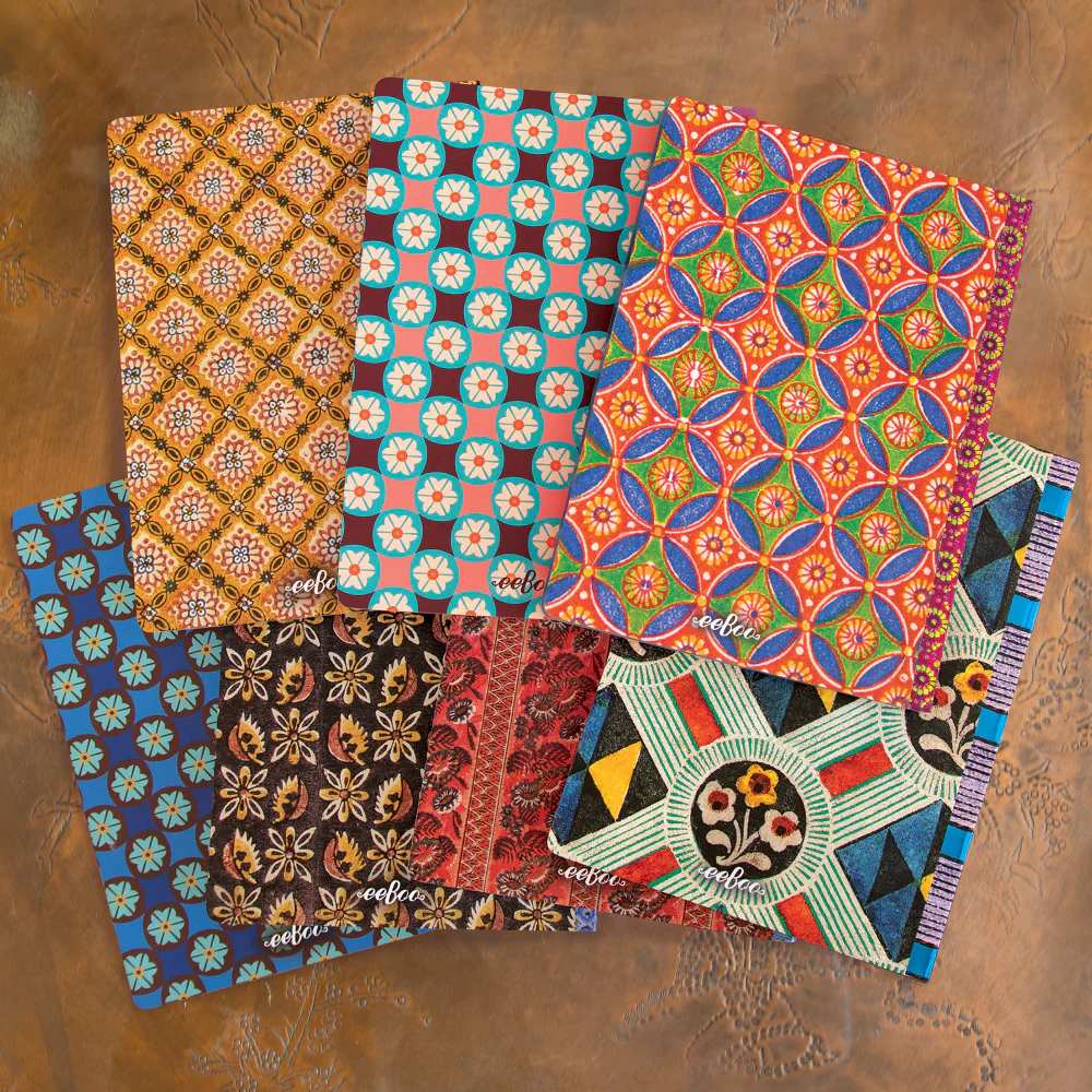 eeBoo Piece & Love Saxton's Gilded Journal - Colorful Hardcover Diary - Image 6