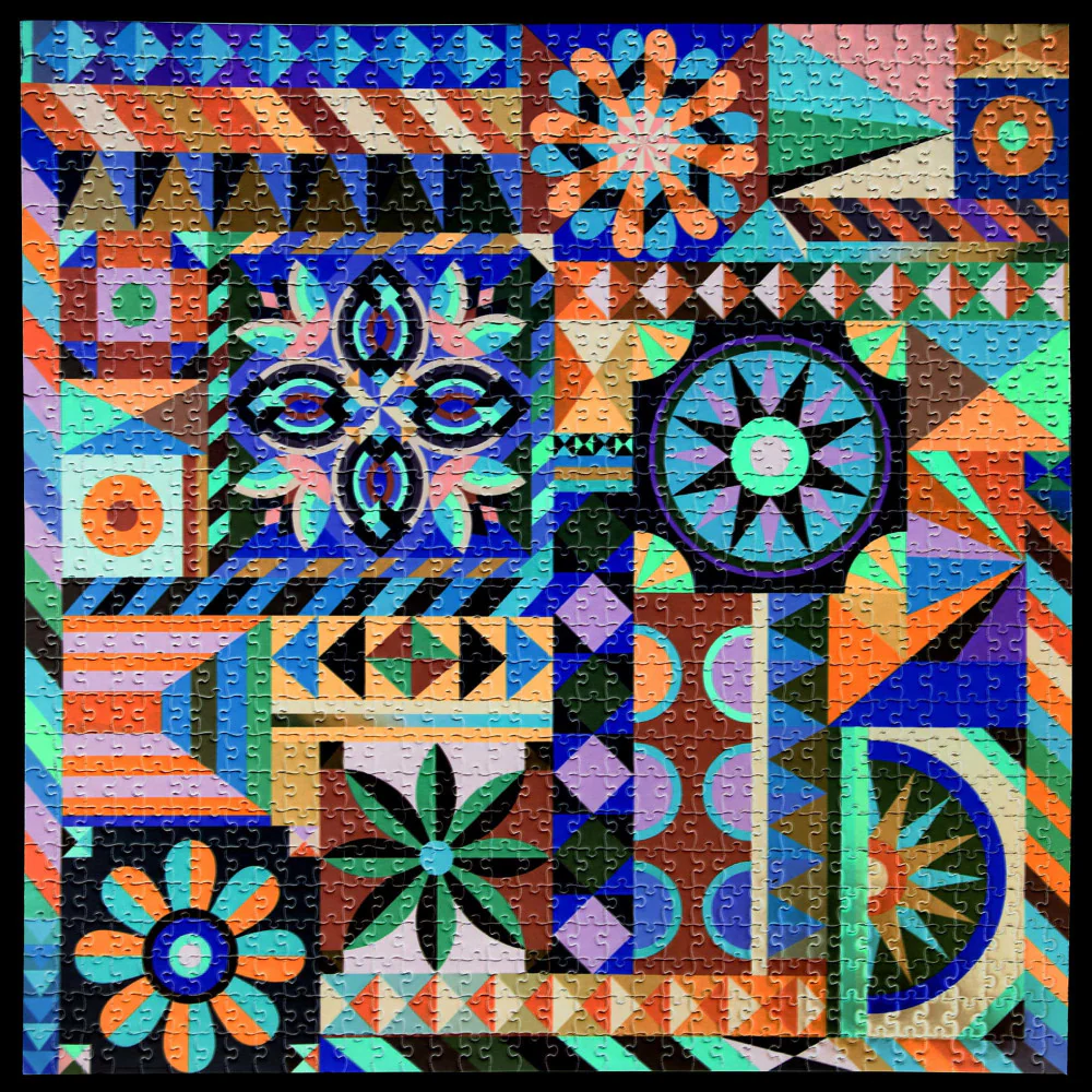 eeBoo Piece & Love Sunshine Garden Jigsaw Puzzle - 1000 pc - Image 3