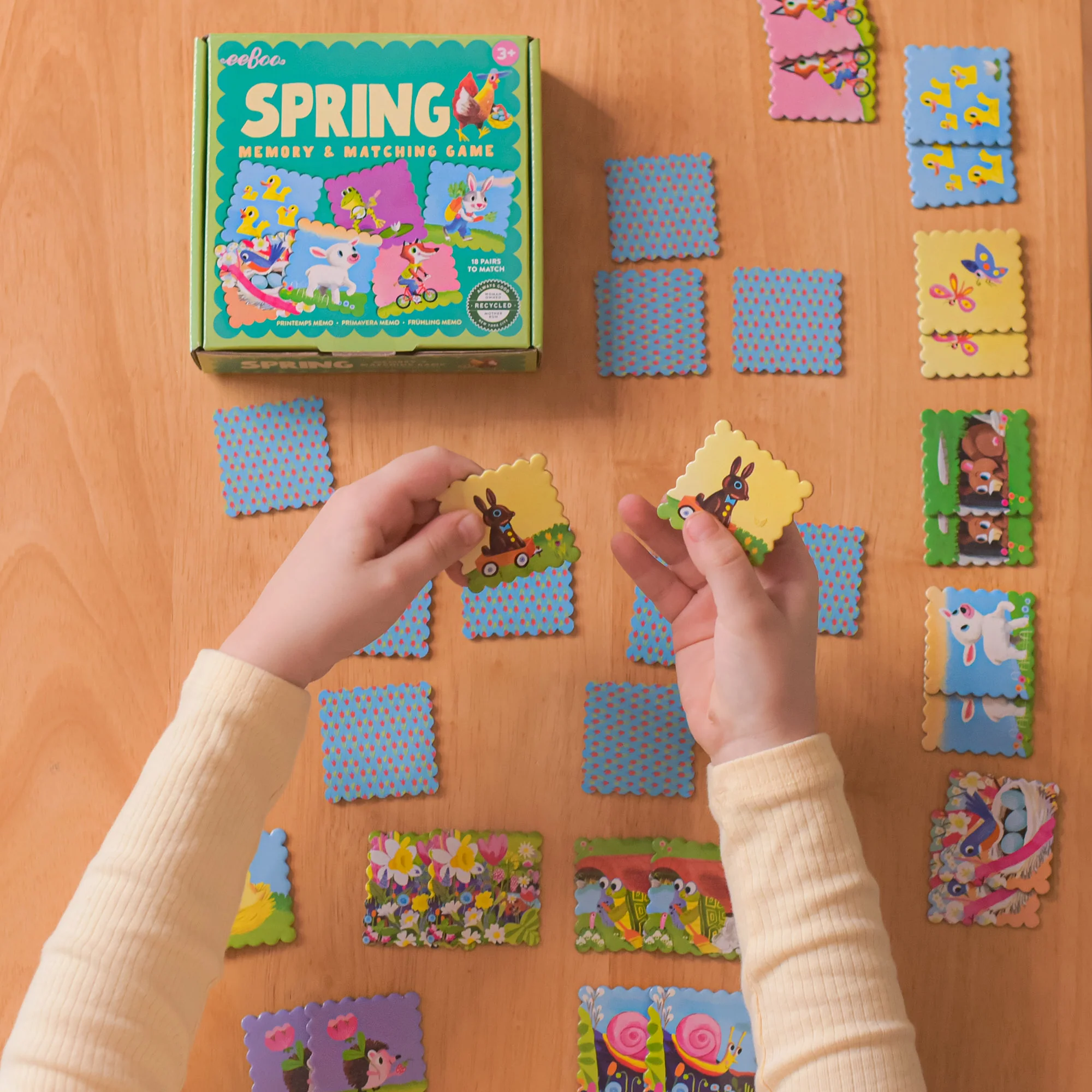 eeBoo Spring Festival Memory Matching Game for Ages 3+ - Image 4
