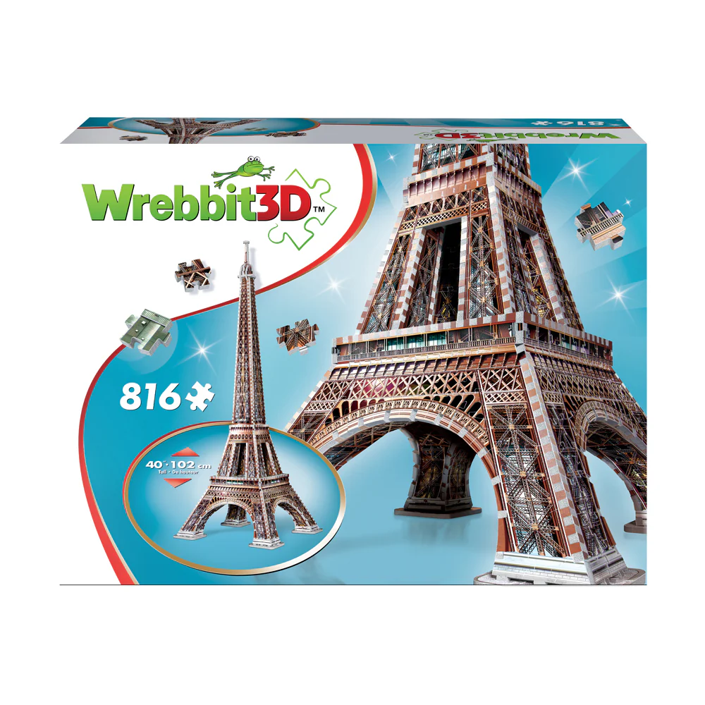 Wrebbit Eiffel Tower 3D Foam Puzzle - 816 pc - Image 2