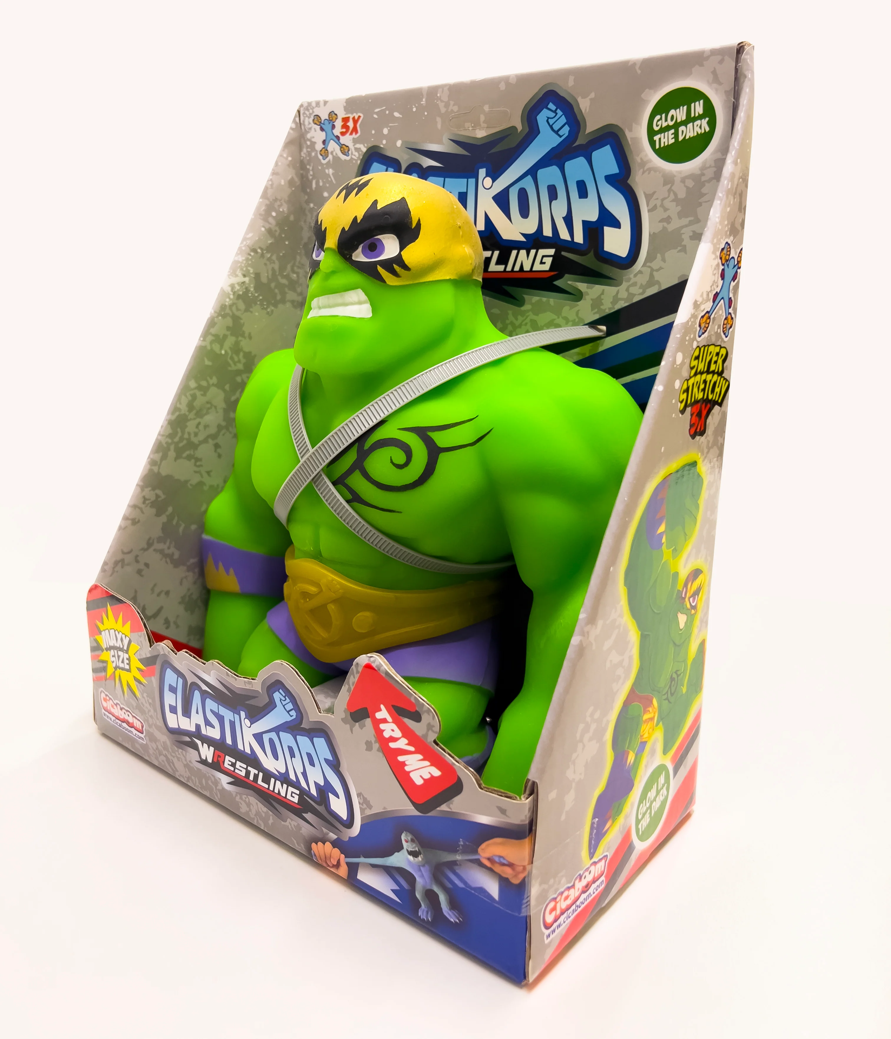 Elastikorps Maxy Gamma- Green Wrestler Stretchable Action Figure - Image 2
