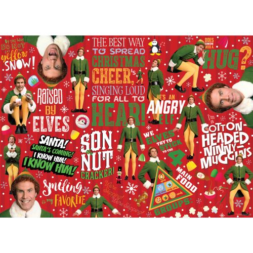 Elf Christmas Cheer Festive Jigsaw Puzzle - 1000 pc - Image 2