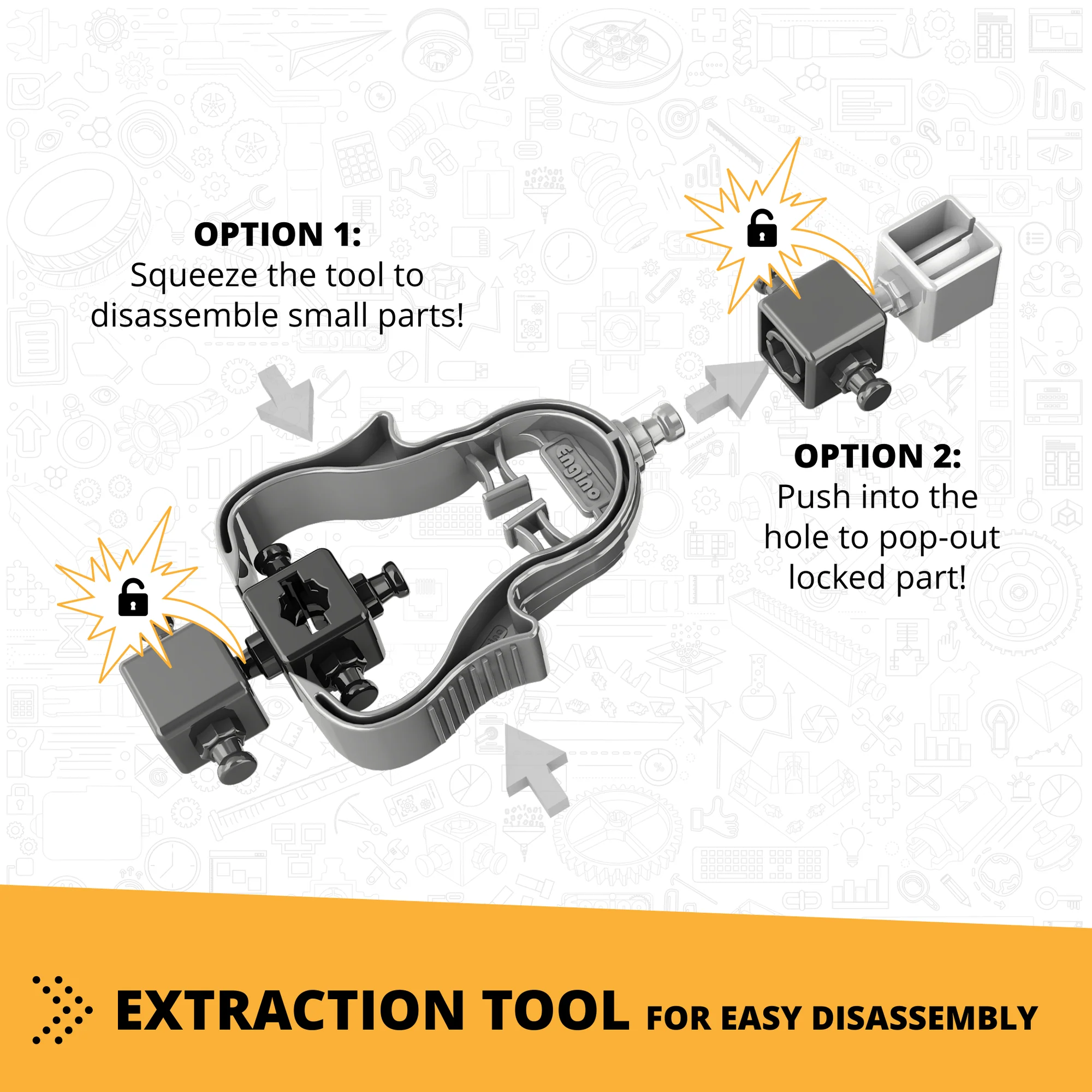 Engino Machinery Series 3-in-1 Backhoe Loader Creative Builder Set - Image 5