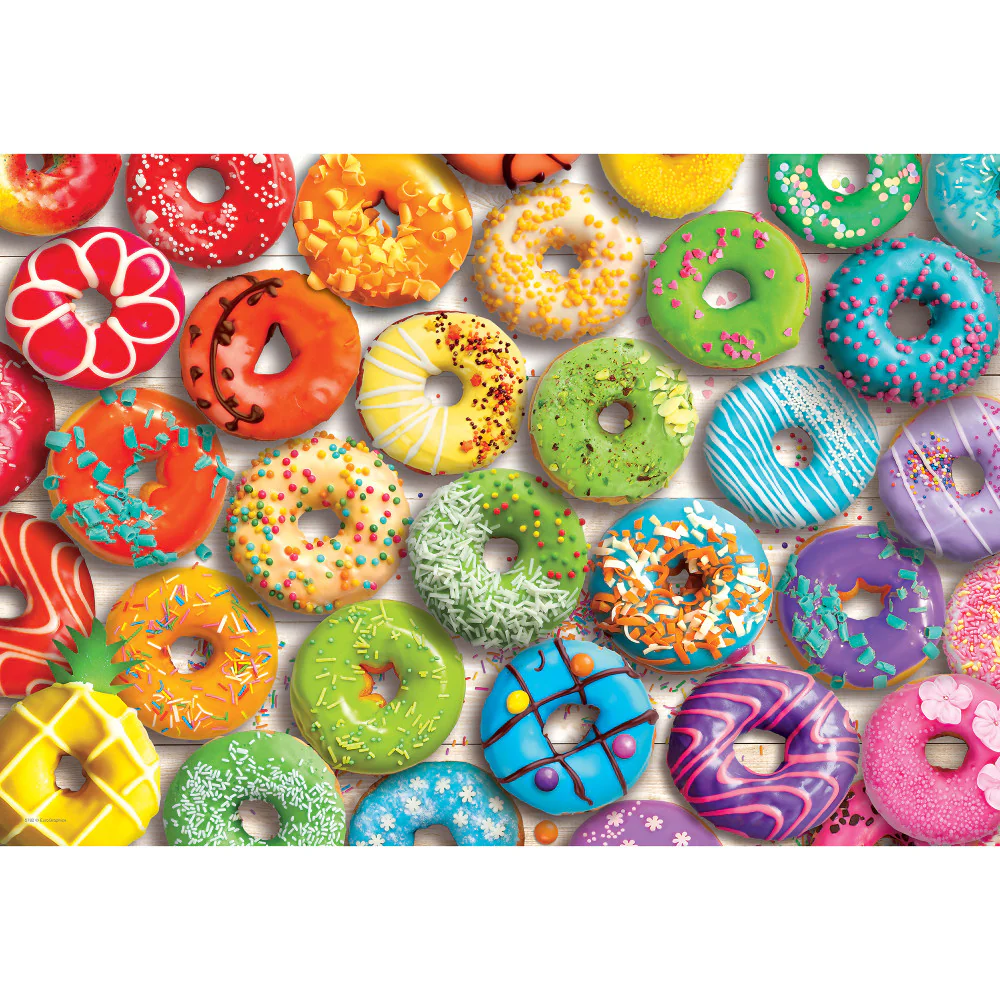 Eurographics Donut Rainbow Tin Jigsaw Puzzle - 550 Pieces - Image 3