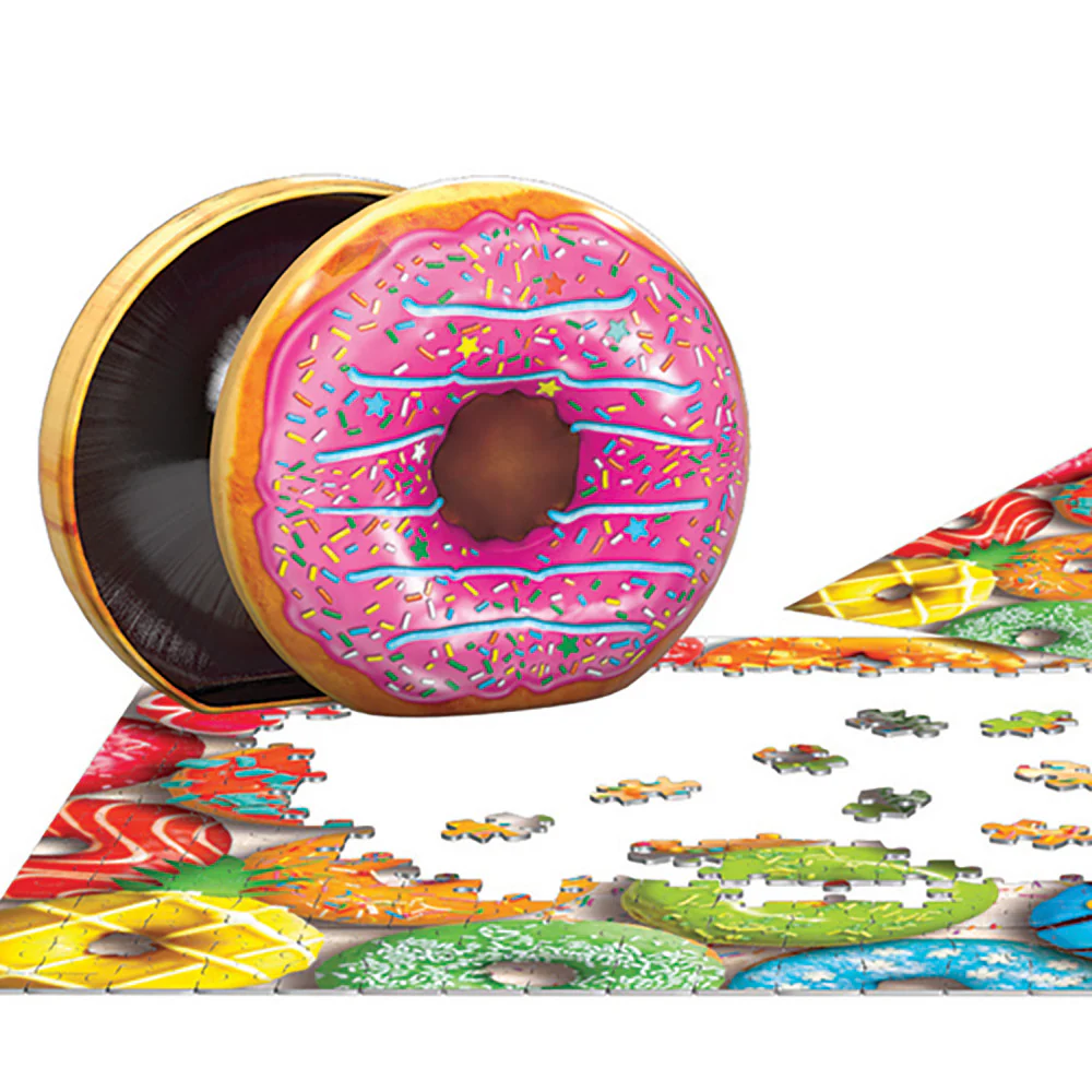 Eurographics Donut Rainbow Tin Jigsaw Puzzle - 550 Pieces - Image 4