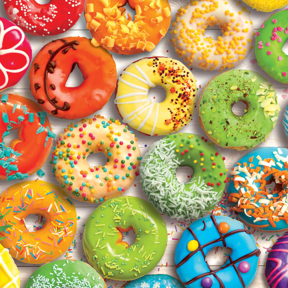 Eurographics Donut Rainbow Tin Jigsaw Puzzle - 550 Pieces - Image 5